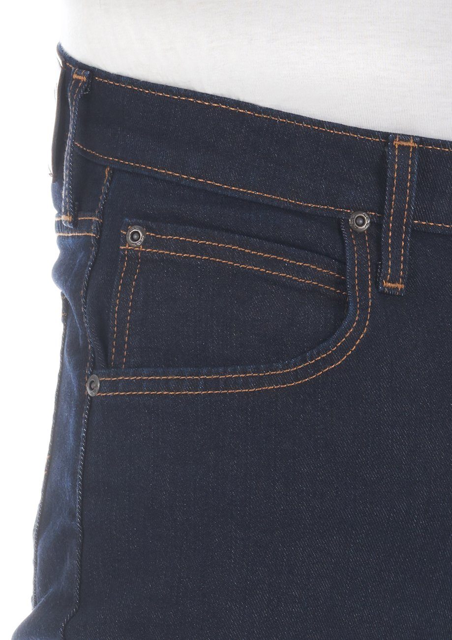 Daren mit Straight-Jeans Zip Regular Denim Blue Jeanshose (LSS3SGPJ3) Rinse Fit Fly Stretch Hose Lee® Herren