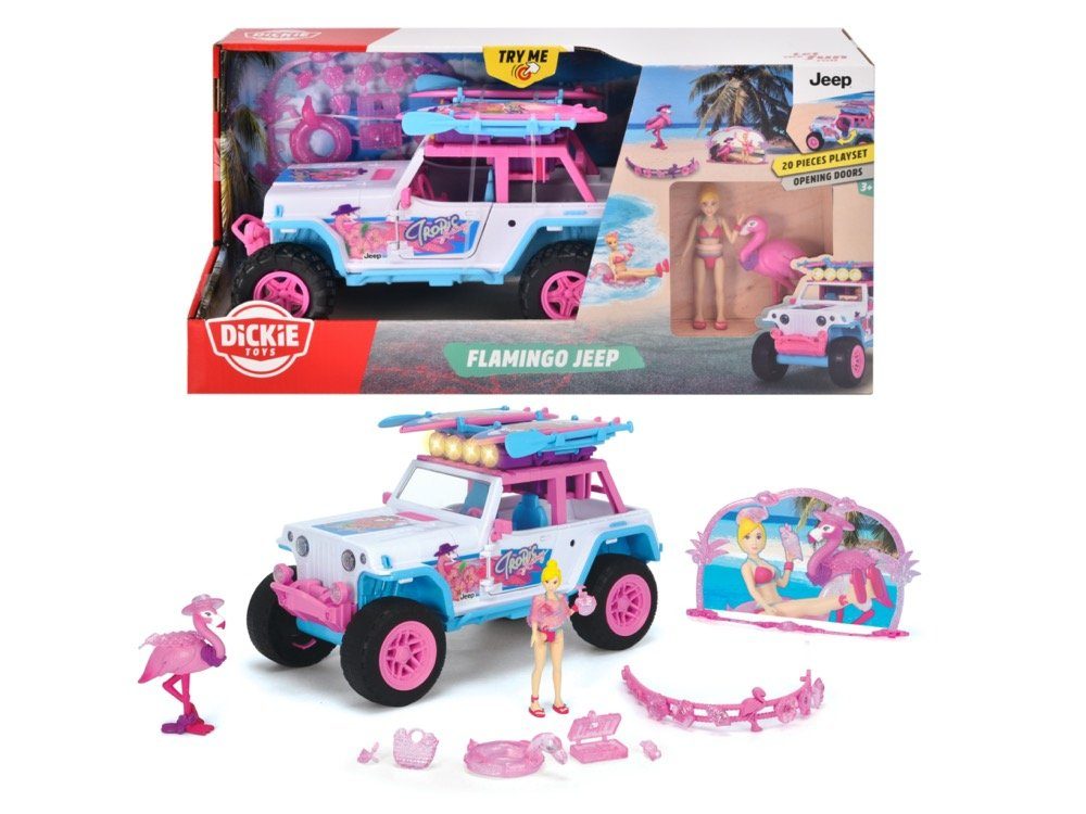 Dickie Toys Spielzeug-Auto Urban & Adventure Flamingo Jeep 203835006