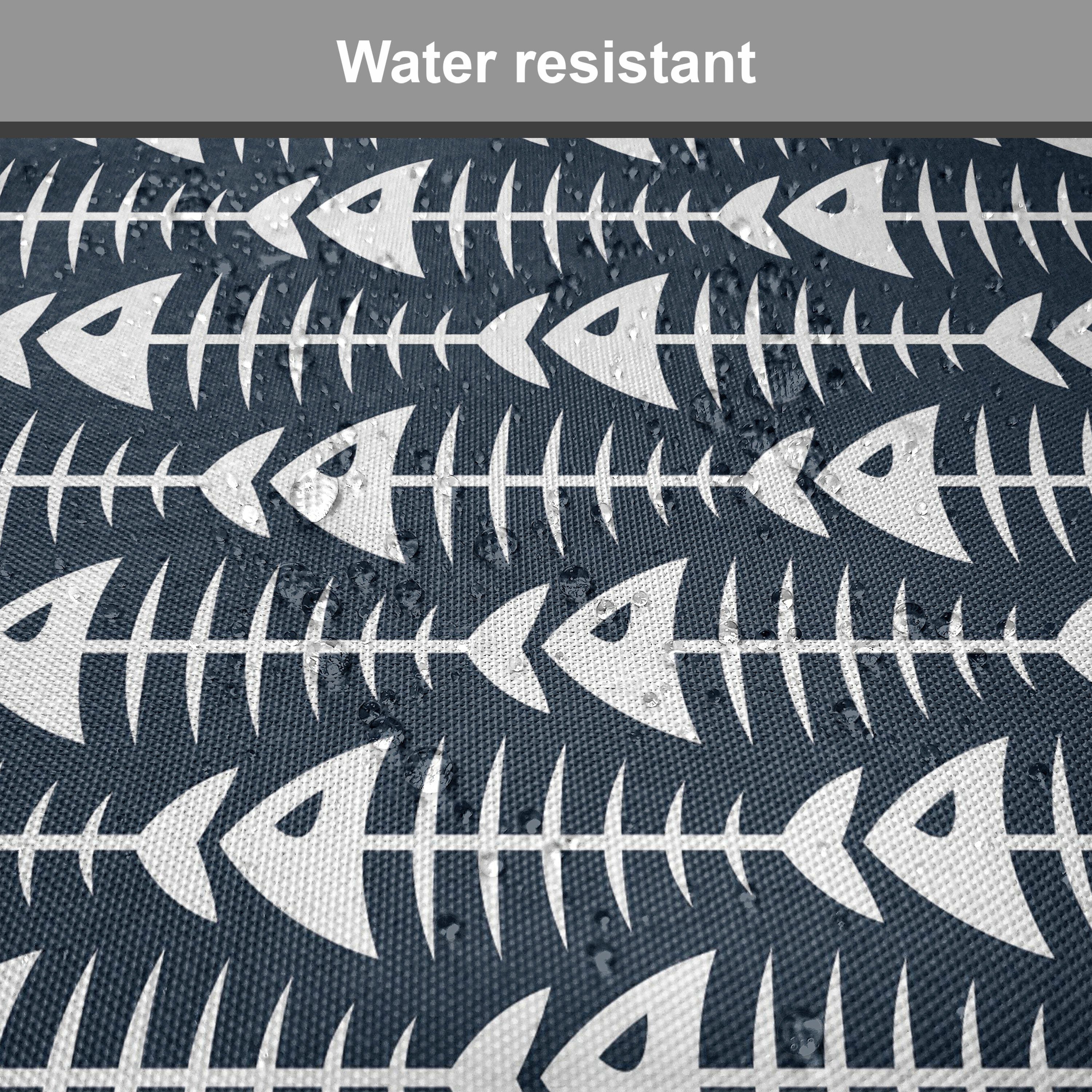 Küchensitze, mit Stuhlkissen Skeleton für Riemen Tier Fischgräte wasserfestes Abakuhaus Kissen Dekoratives Spine