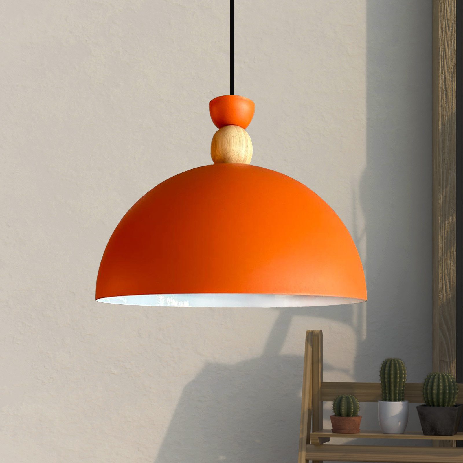 Bamyum Pendelleuchte Pendelleuchte Yimpi Hängelampe Industrial Ø30 cm, E27, Moderne Lampe, ohne Leuchtmittel, E27, Dimmbar, Einstellbare Kabellänge