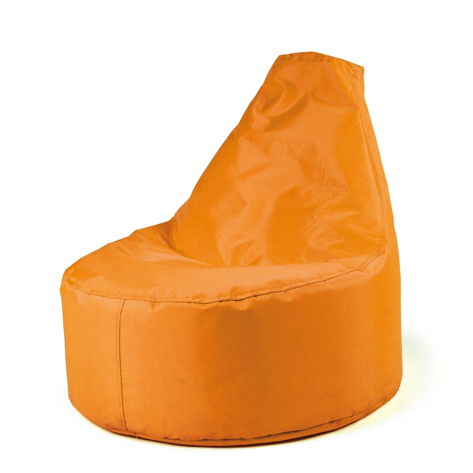 Erzi® Sitzsack (1 wetterfester, Sitzsack robuster Outdoor, Polyester aus St), orange