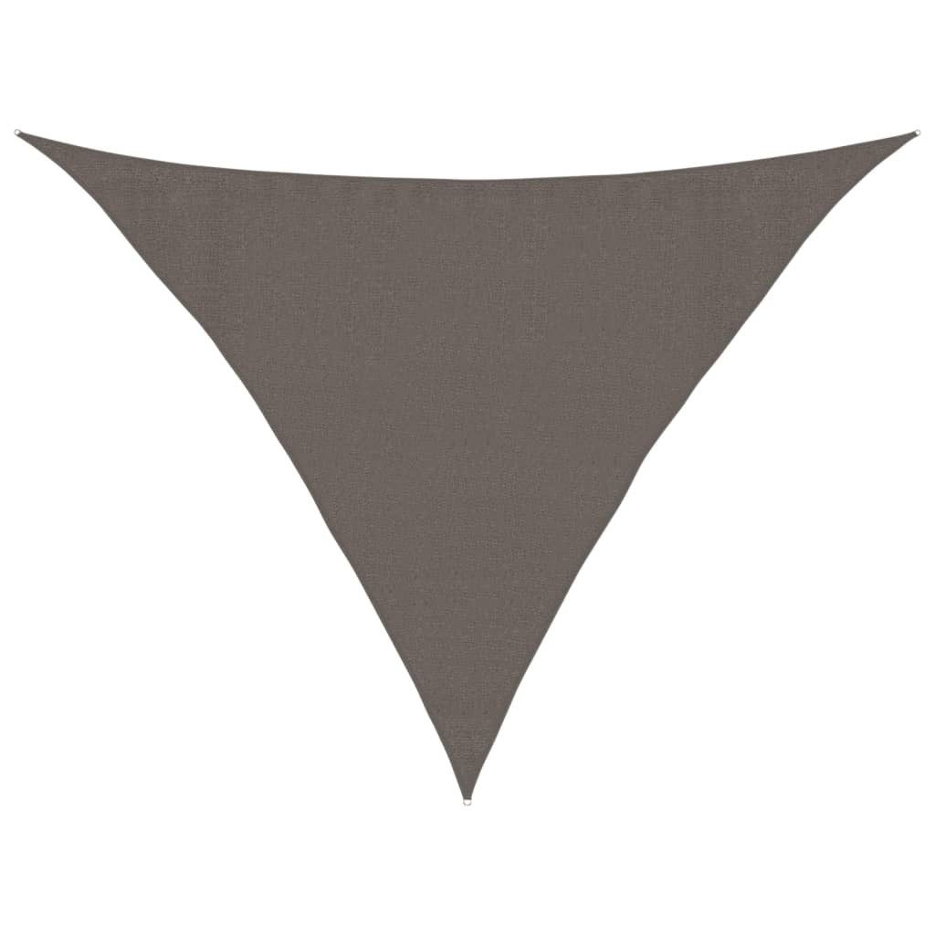 Sonnensegel Sonnensegel 160 g/m² Anthrazit 3,5x3,5x4,9 m HDPE