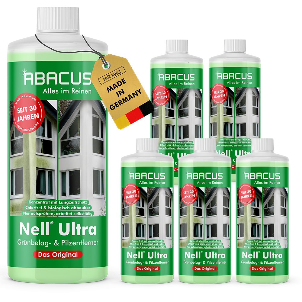 Nell Ultra Algenentferner, Grünbelagentferner, Flechtenentferner Grünbelagentferner