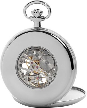 Regent Taschenuhr P769, (Set, 2-tlg., mit Kette), Herrenuhr, Handaufzug, Acrylglas