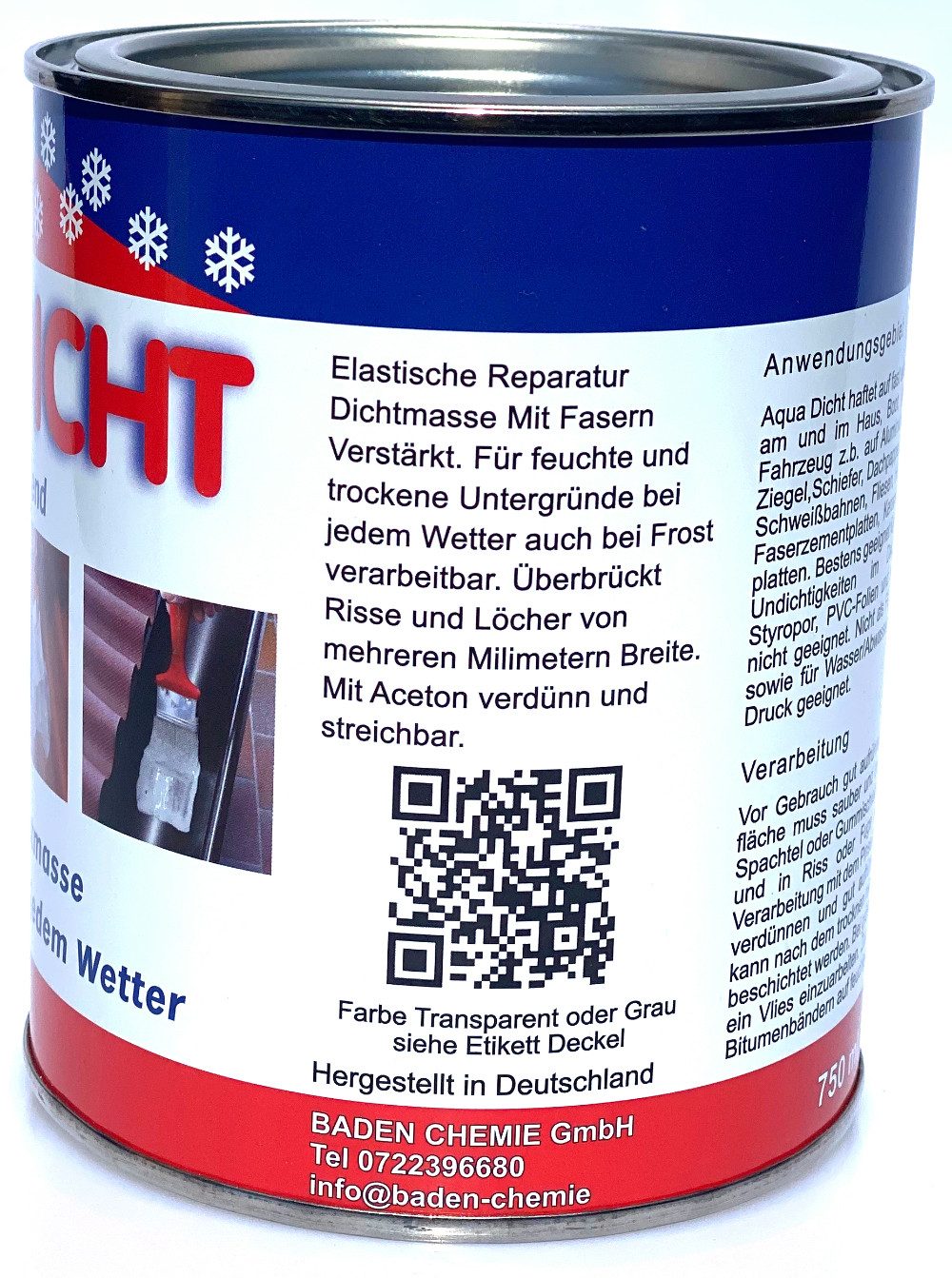 Baden Chemie Dichtstoff Aqua Dicht transparent günstig online kaufen