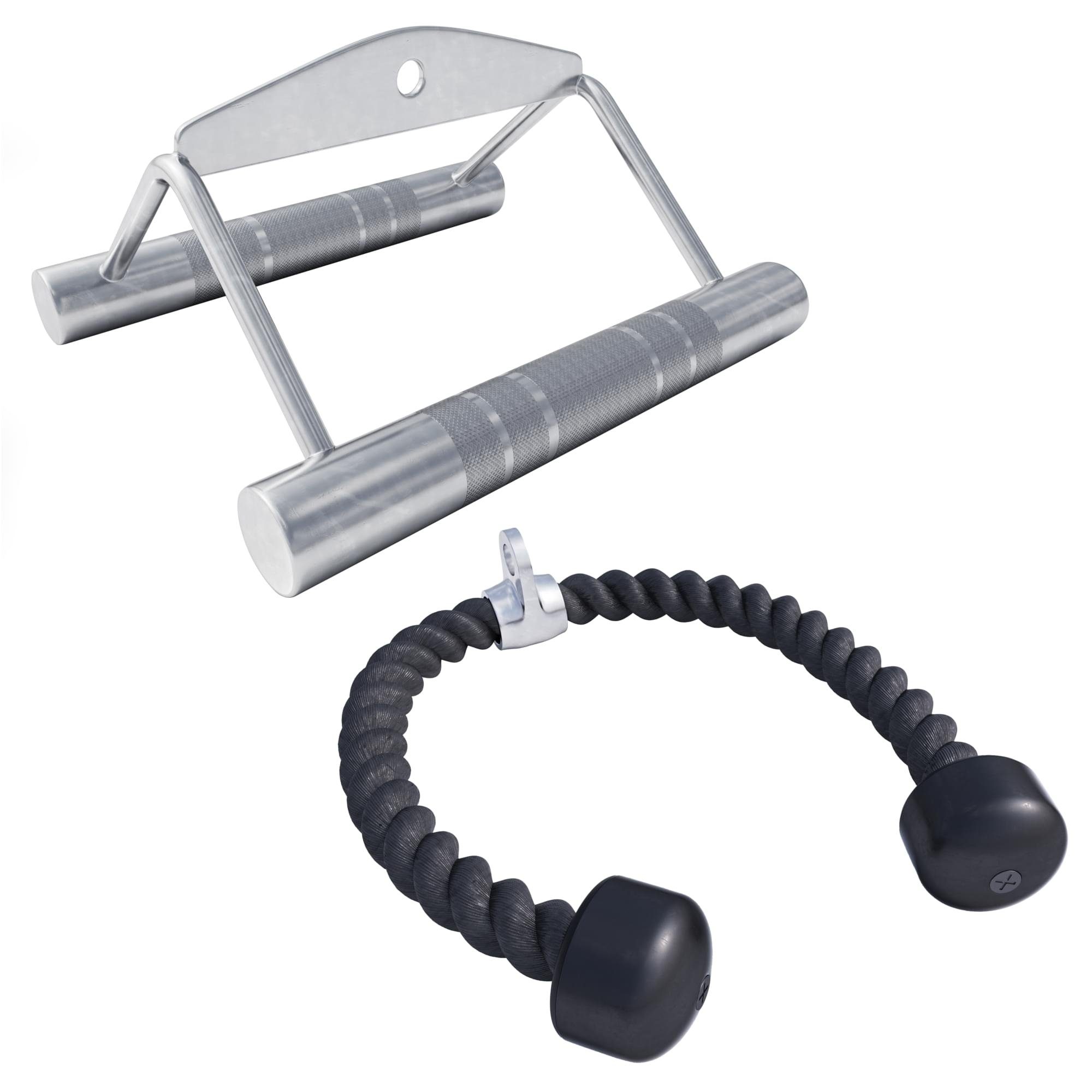 Rudergriff Trizepsseil Set- mit/ohne Drehgelenk, Einzeln/Set, bis 200kg Belastbar