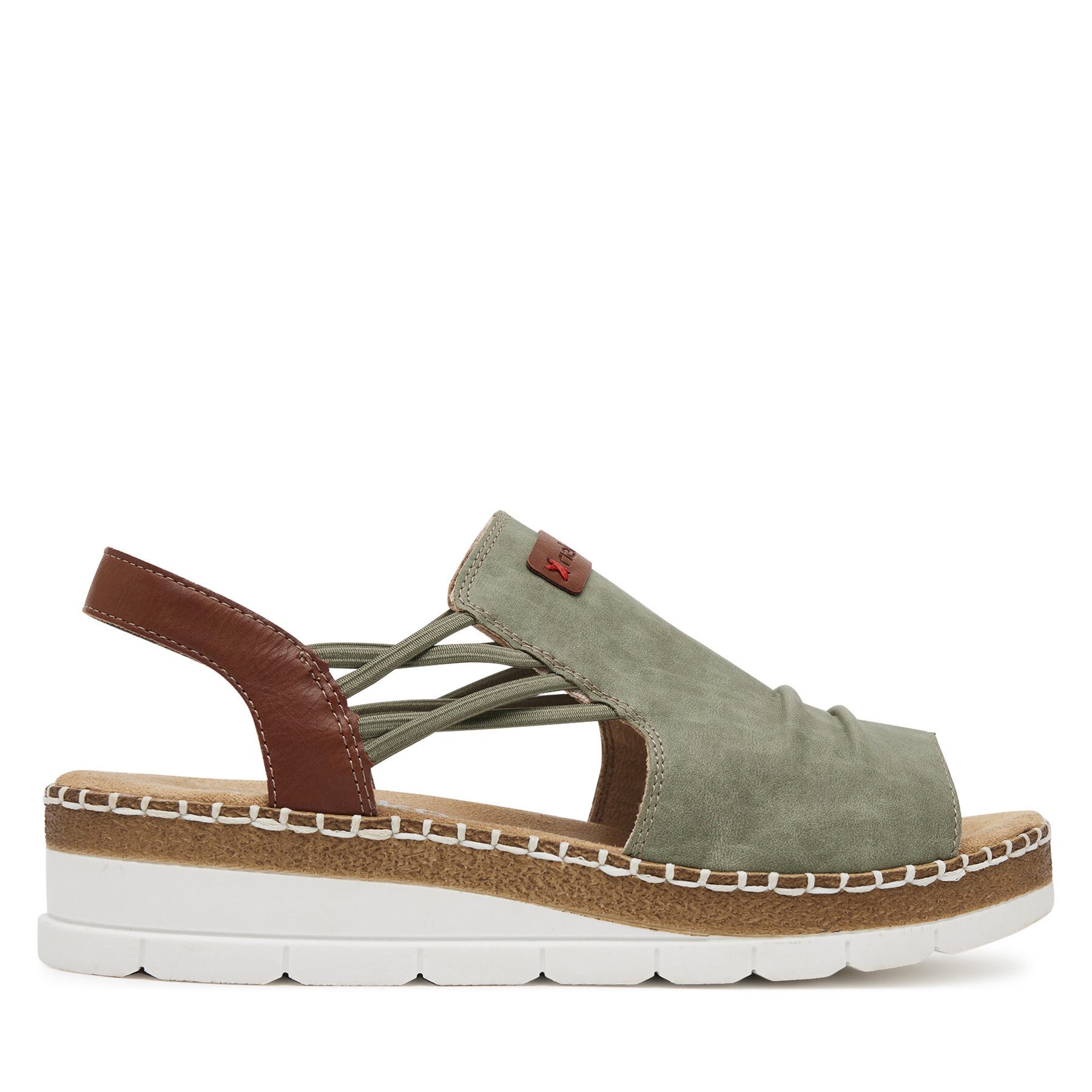 Rieker Rieker Damen-Sandalen Grün V1261-52 Sandale