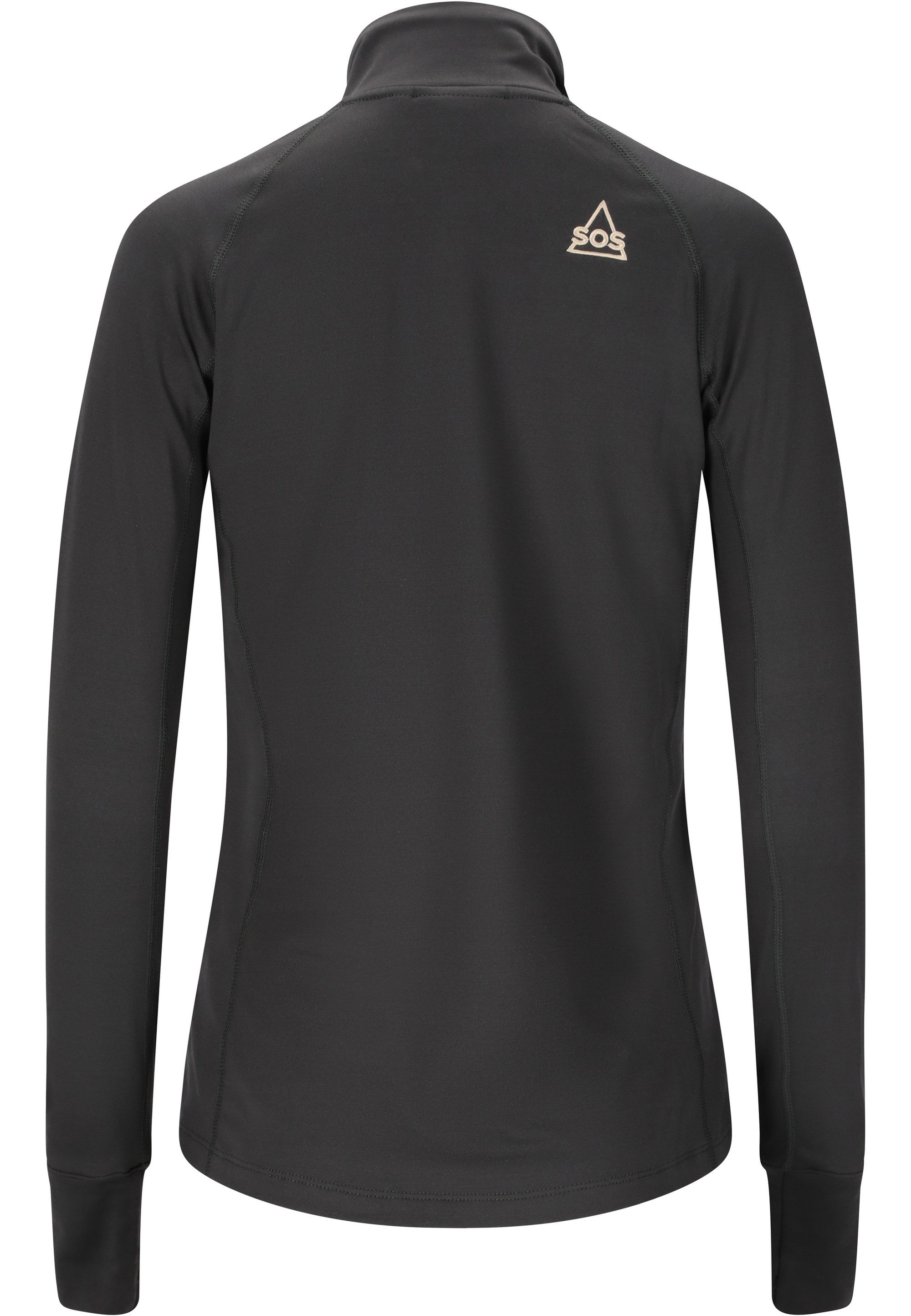SOS Fleeceshirt Jasna mit praktischem Half-Zip