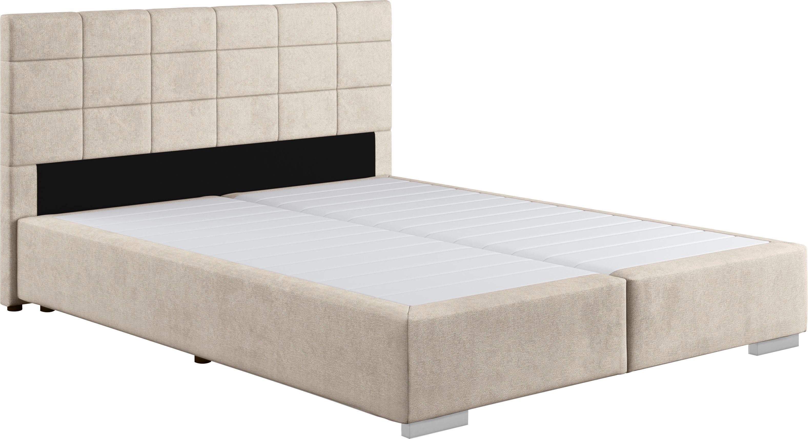 COTTA Boxspringbett Simba, wahlweise mit oder ohne Matratze und Topper bestellbar