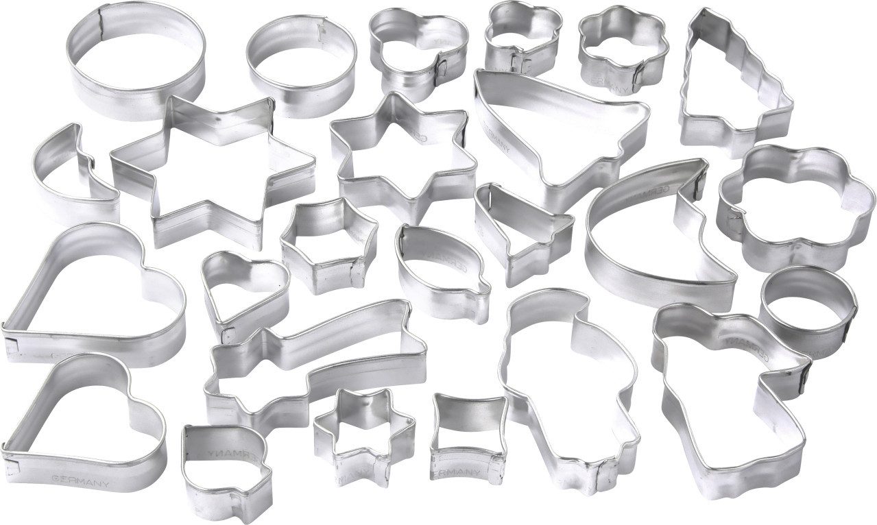 Zenker Backblech Zenker Ausstecher-Set 25-teilig, Weißblech