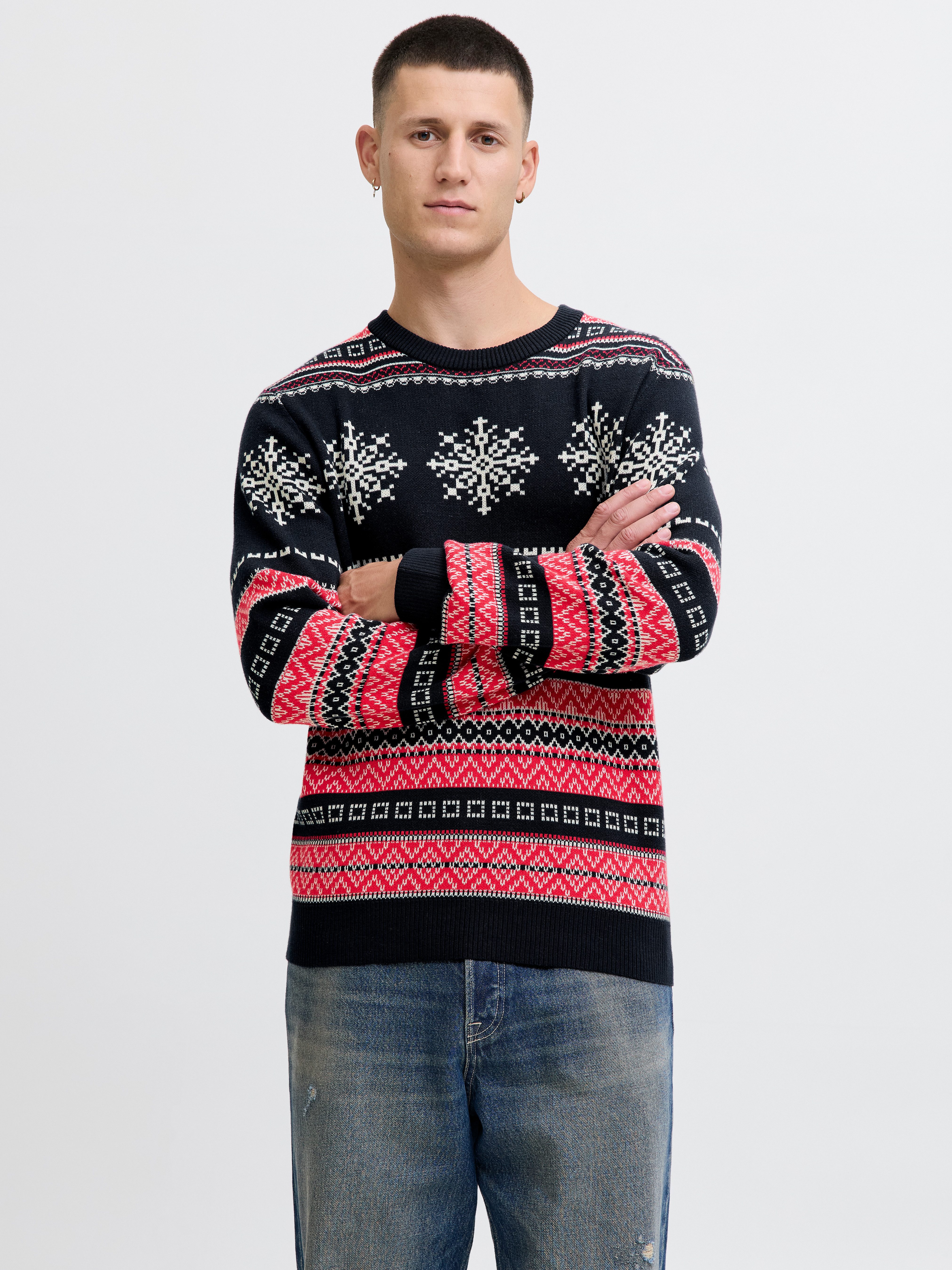 Jack & Jones Strickpullover JJXMAS NOEL günstig online kaufen