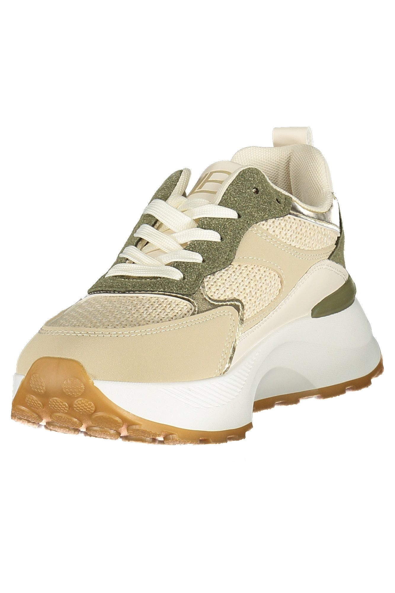 Laura Biagiotti Sneaker Damen-Sportschuh in Grün mit Kontrastdetails und