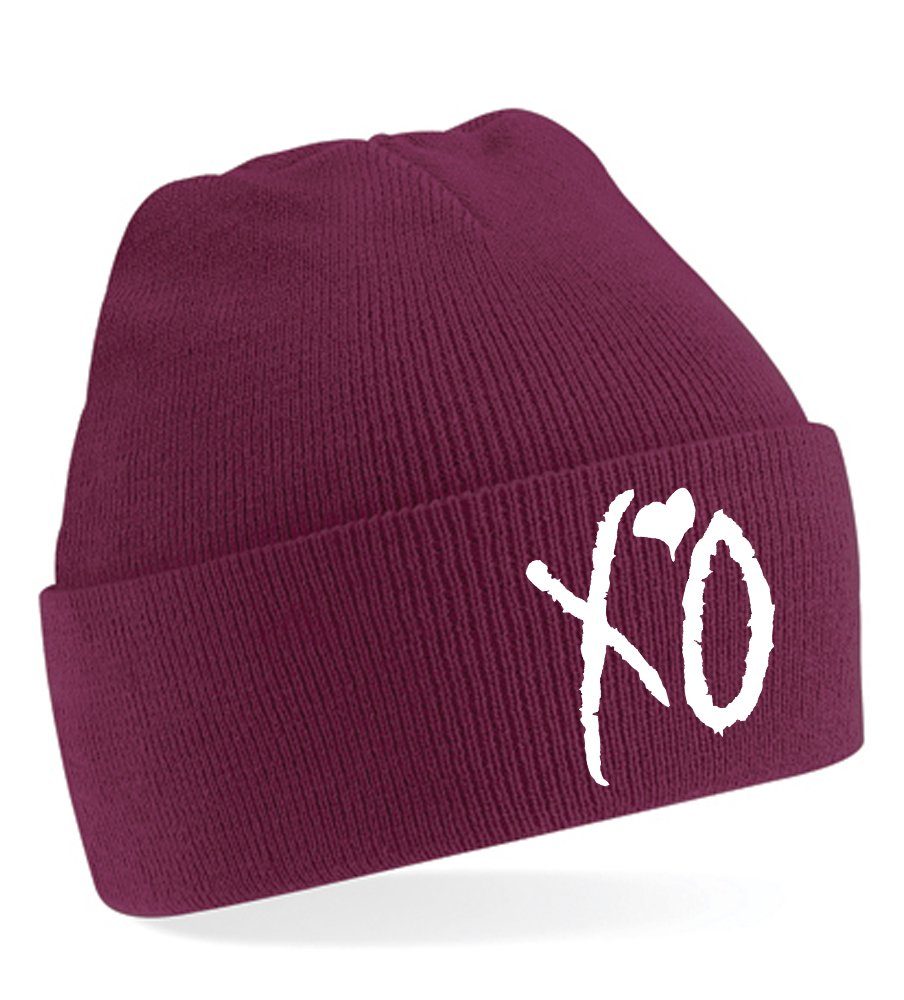 Beanie Unisex Erwachsenen Mütze XO Kisses and Hugs Weeknd