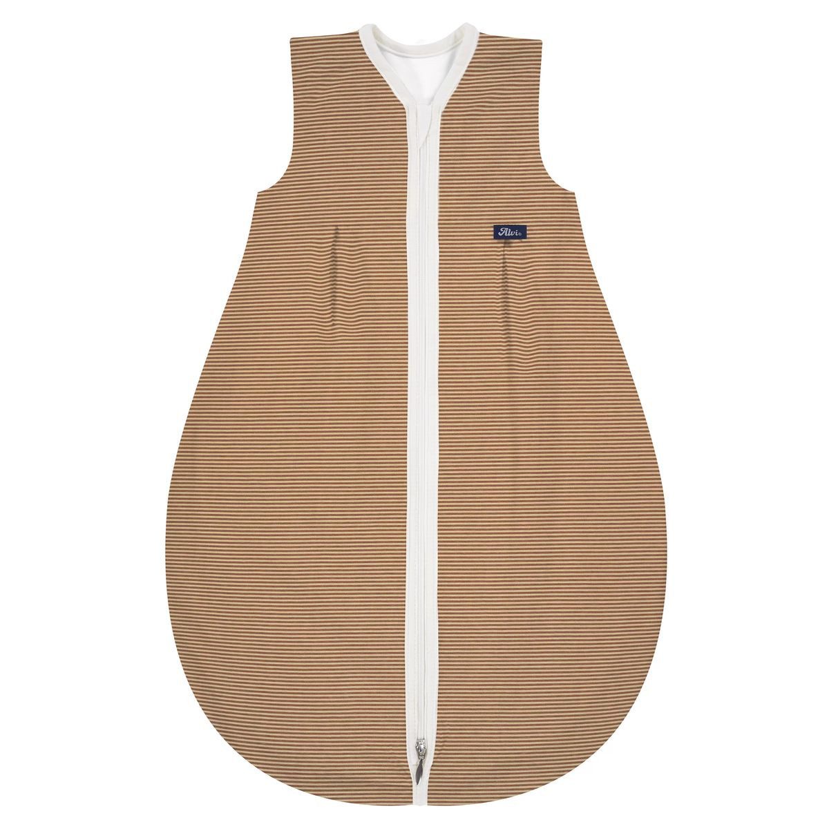 Alvi® Kinderschlafsack Mäxchen Light - Organic Cotton - Starfisch - Gr. 110 cm, Baby Kugelschlafsack Babyschlafsack
