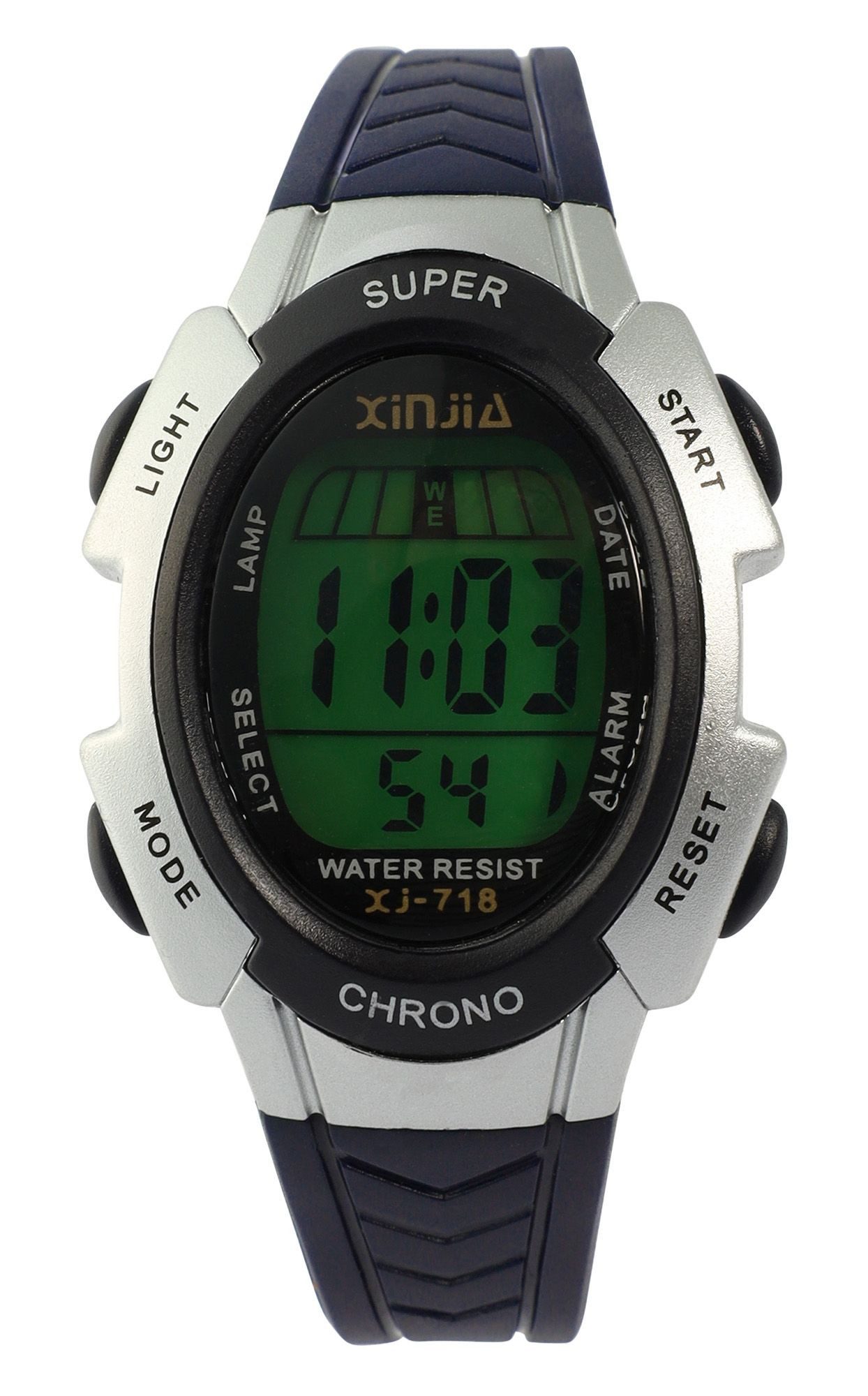 Quarzuhr 2400025 Xinjia Herrenuhr mit TPU-Band, schwarz