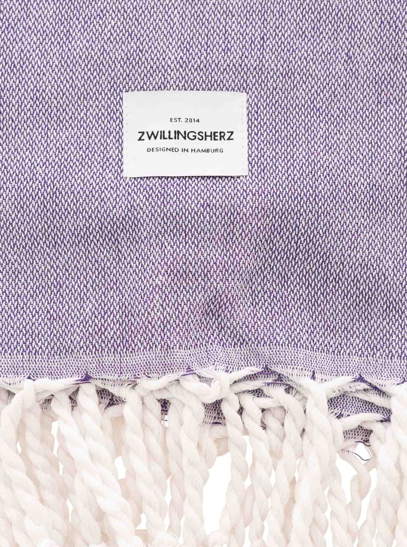 Zwillingsherz Strandtuch "Towel", gewebte Ware (1-St), mit Tasseln, Streifenmuster