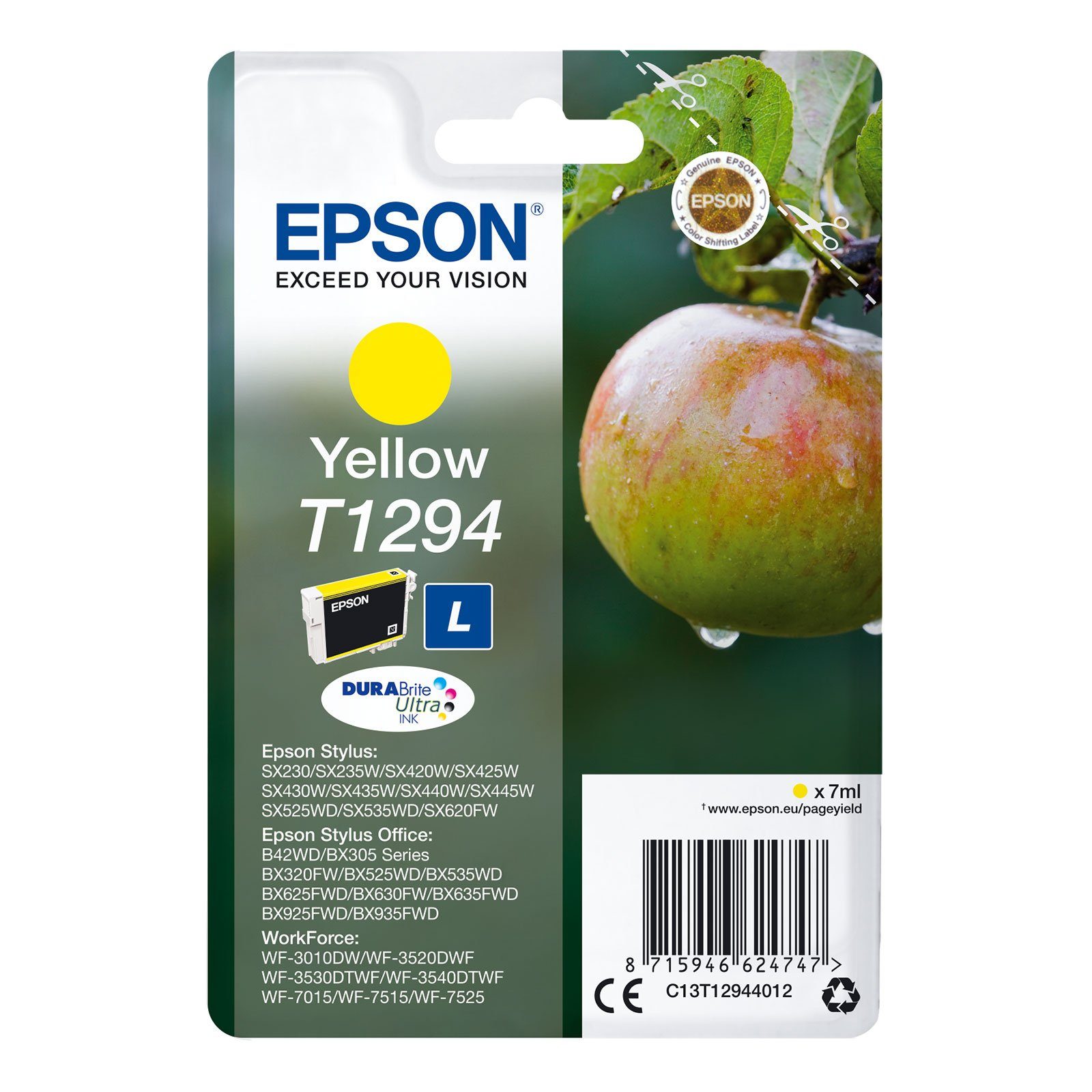 Epson C13T12944012 L Apfel Tintenpatrone