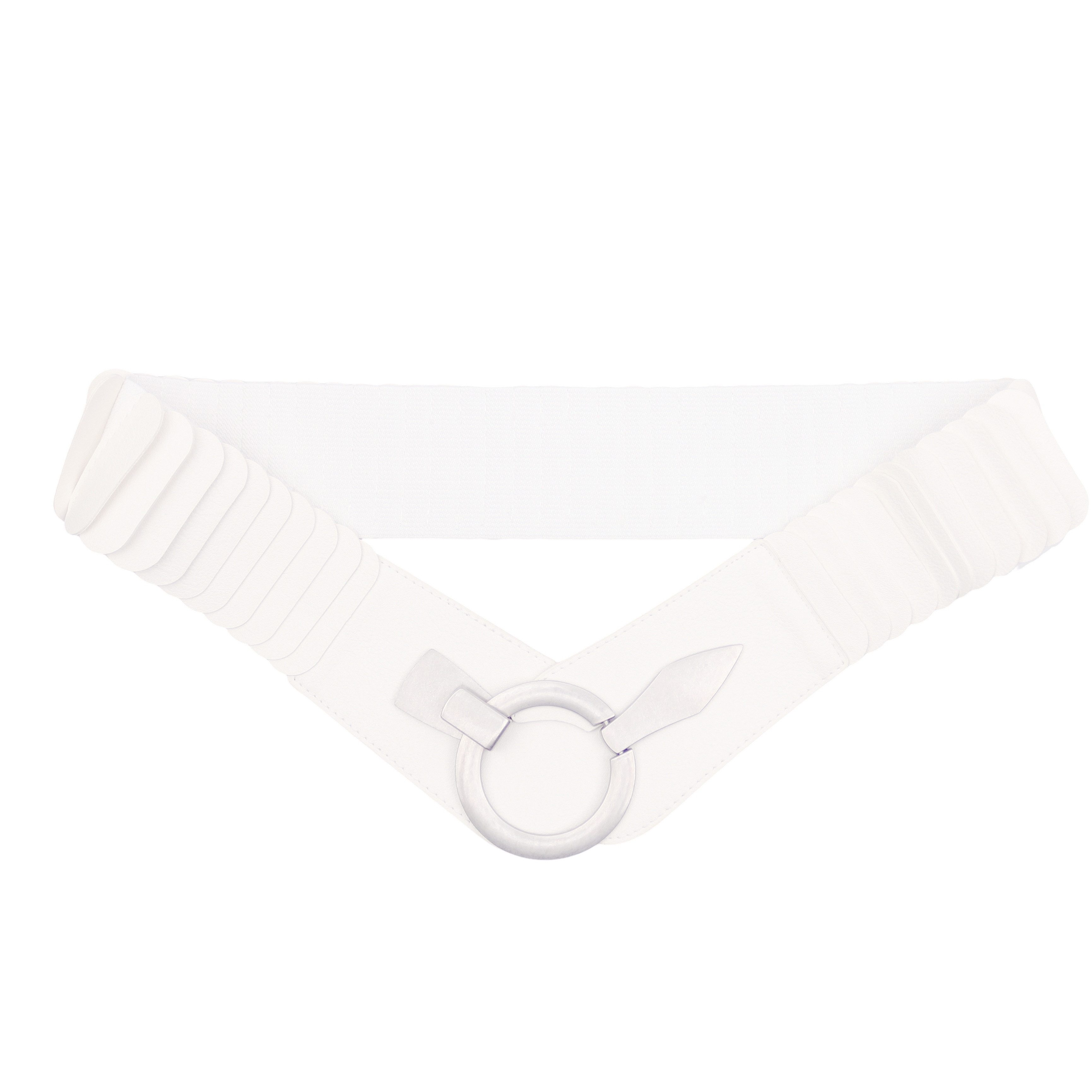 MIRROSI Taillengürtel Leo Unifarbe breit 6cm für Taillenumfang 85 bis 110cm, ONESIZE (Angenehmes Tragesgefühl, Leopard Muster, Unifarben) Breiter Stretch Gürtel