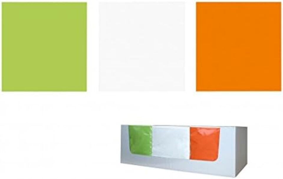 Testrut Papierserviette Servietten 33 x 33 cm 3-lagig 20 Stück farbig sortiert, (1 St)