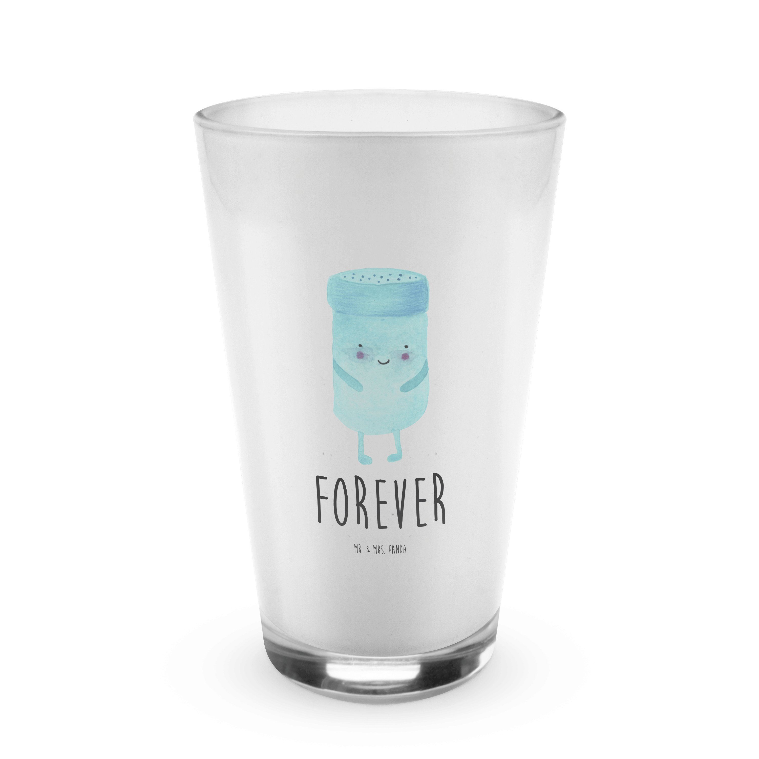 Glas Beste Freunde Salz - Transparent - Geschenk, Gute Laune, Latte Macchi