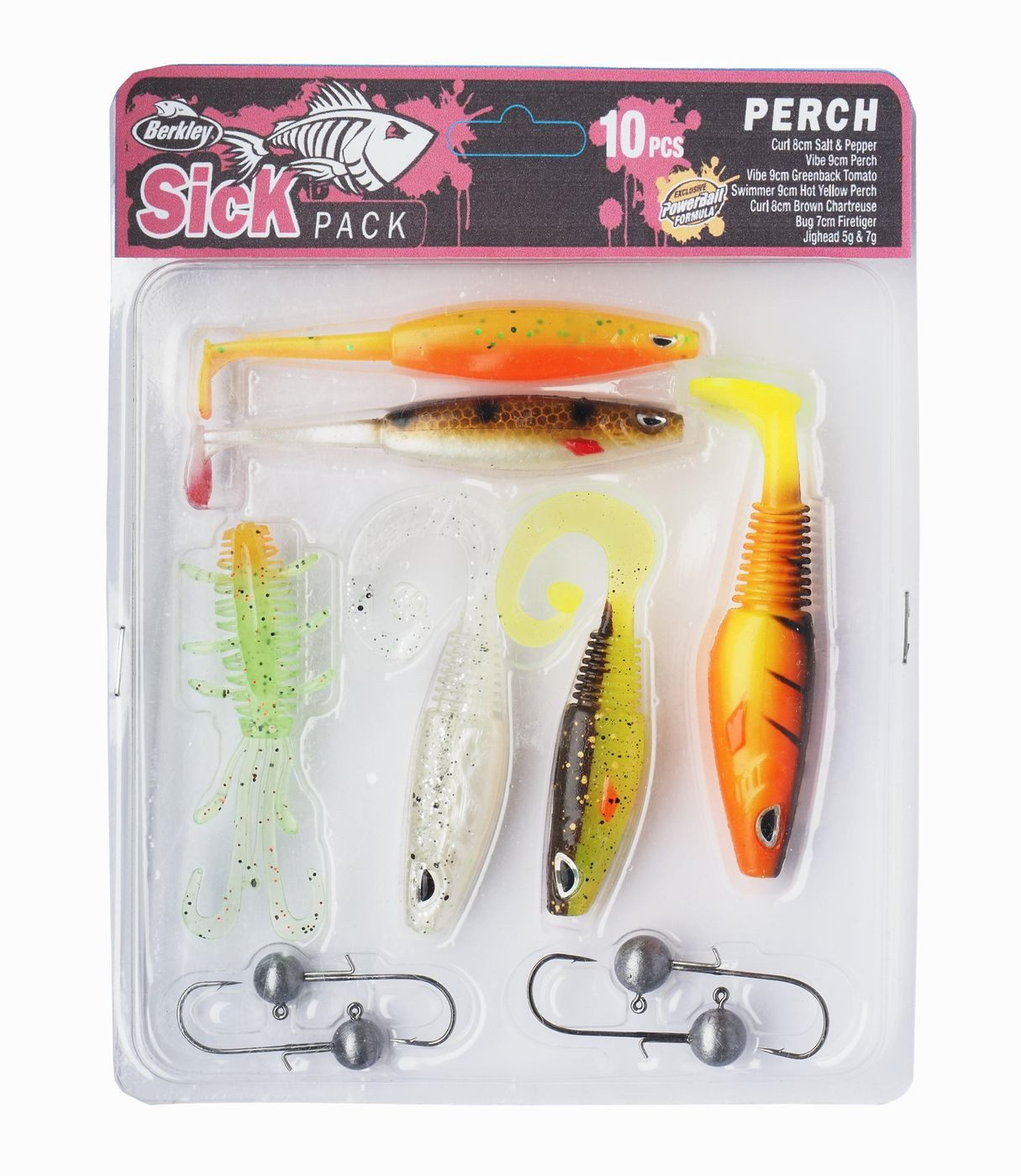 Kunstköder Berkley Sick Pack Perch - 10-teiliges Kunstköderset