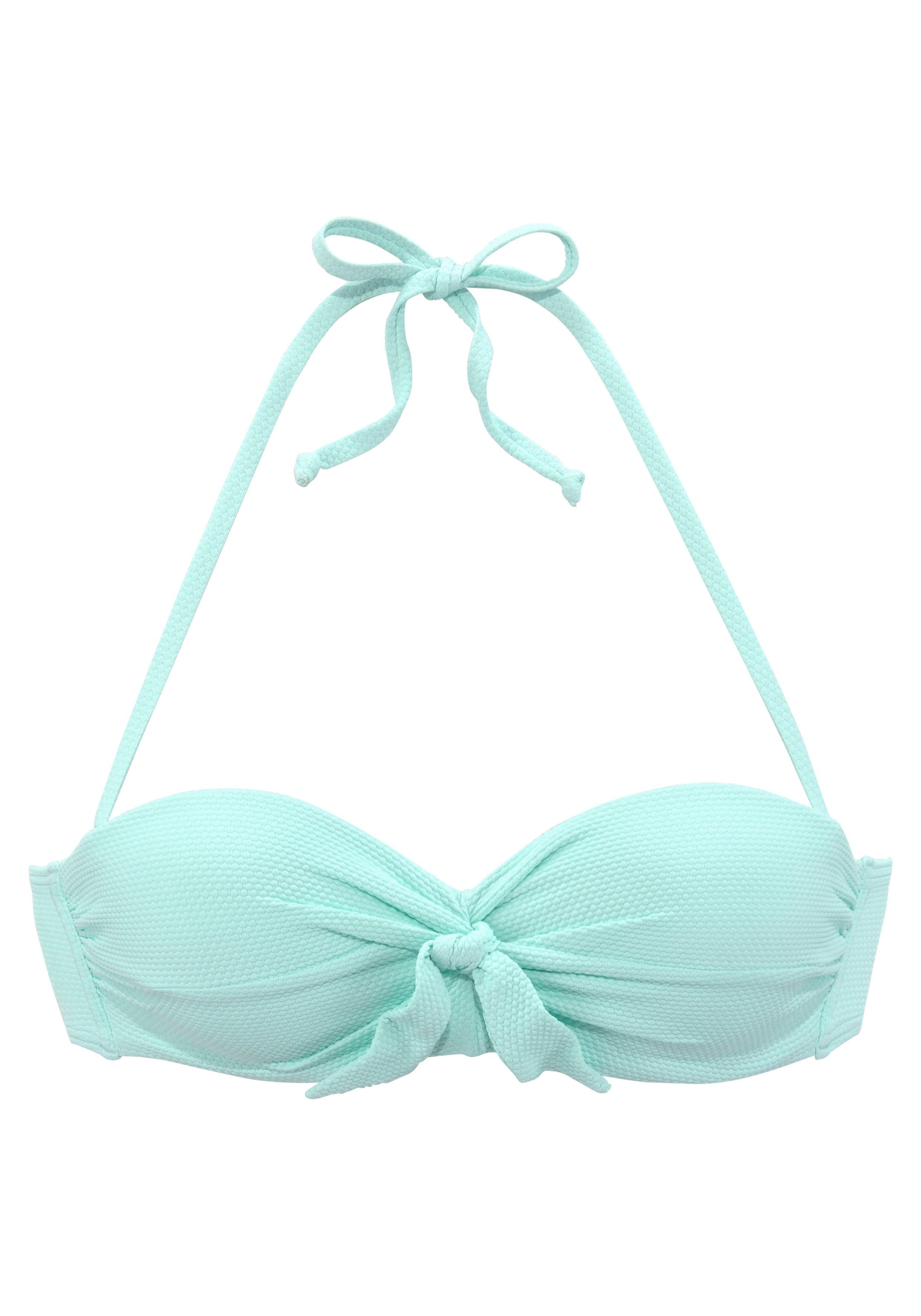 LASCANA Bügel-Bandeau-Bikini-Top Cana, mit Schleife vorne günstig online kaufen