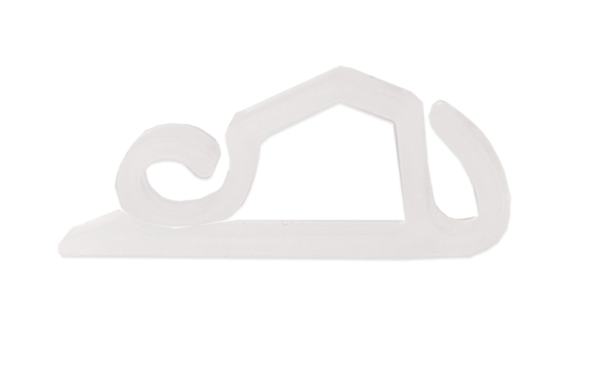 BigDean Hakenleiste 24er Set Dachrinnenhaken für Lichterketten an Dachrinne günstig online kaufen