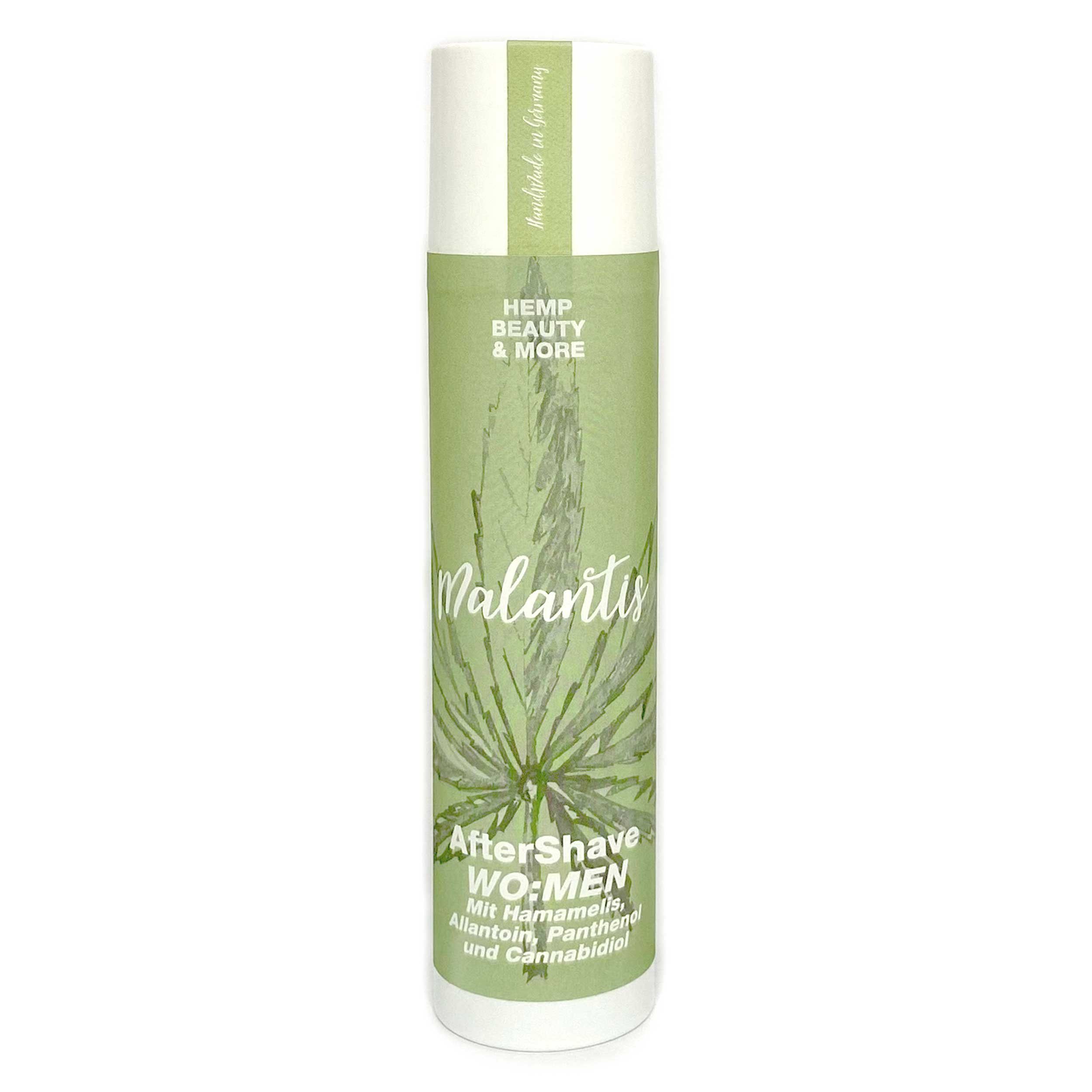 Malantis After Shave Lotion Malantis After Shave Lotion WO:MEN mit CBD, Panthenol & Hanföl 100ml, Feuchtigkeit, erfrischend, pflegend, beruhigend, regenerierend