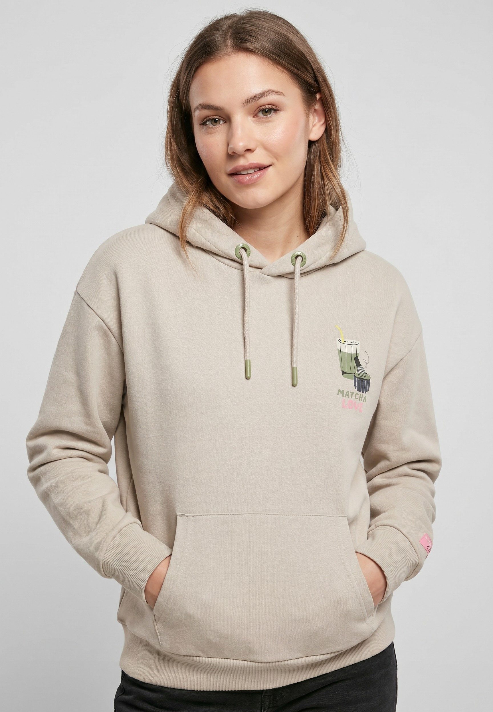 SUBLEVEL Kapuzenpullover Damen Hoodie Hot Drinks Oversize Fit, verschiedene Motive