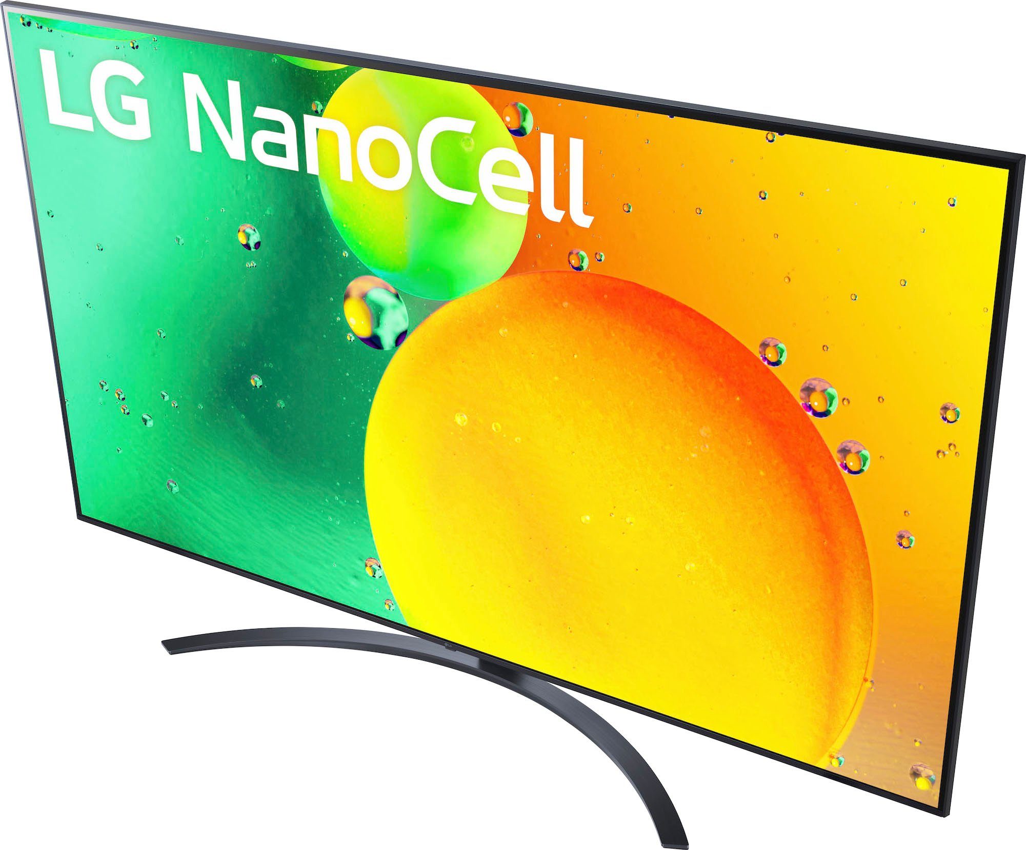 LG 86NANO769QA LED-Fernseher (217 cm/86 Ultra 4K HD, AI-Prozessor, Gen5 4K HDMI Smart-TV, Sprachassistenten) α7 Zoll, Dimming Pro, 2.0