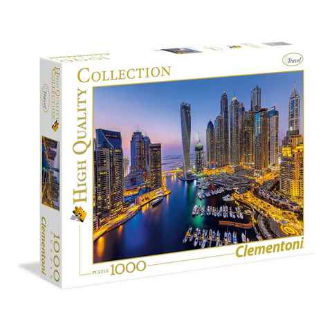 Clementoni® Puzzle High Quality Collection Puzzle "Dubai", 1000 Puzzleteile
