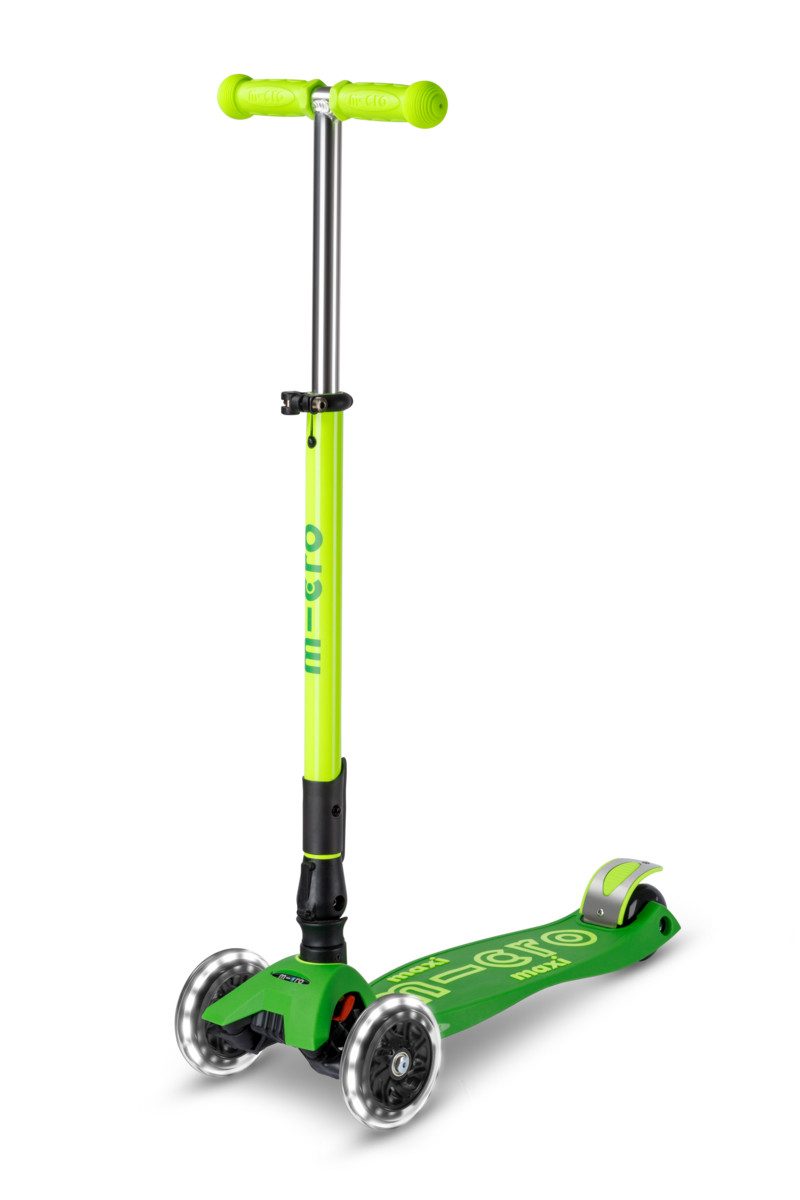 Micro Miniscooter maxi micro deluxe foldable neon LED