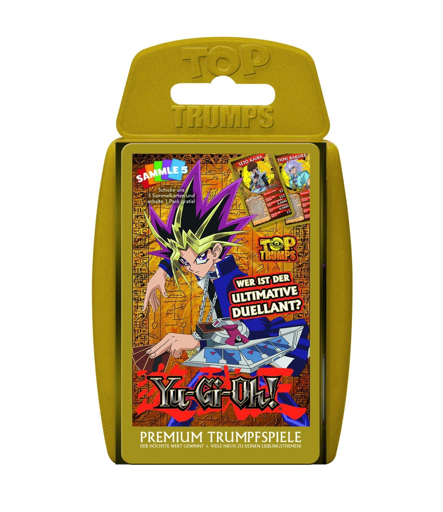 Winning Moves Spiel, Quartett Top Trumps - Yu-Gi-Oh