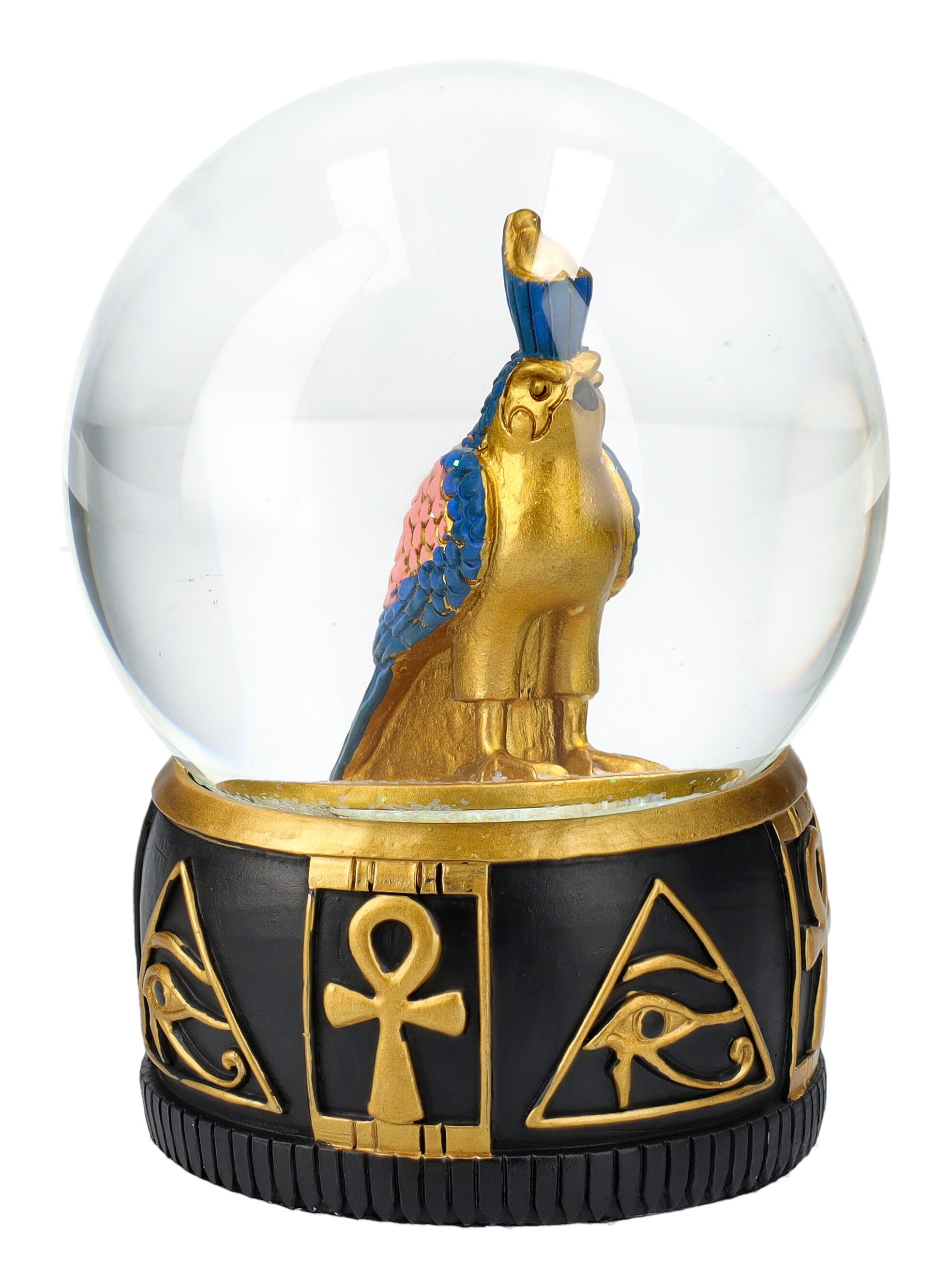 Figuren Shop GmbH Schneekugel Schneekugel - Horus - Mythologie ägyptische Аксессуары для дома Götterdeko