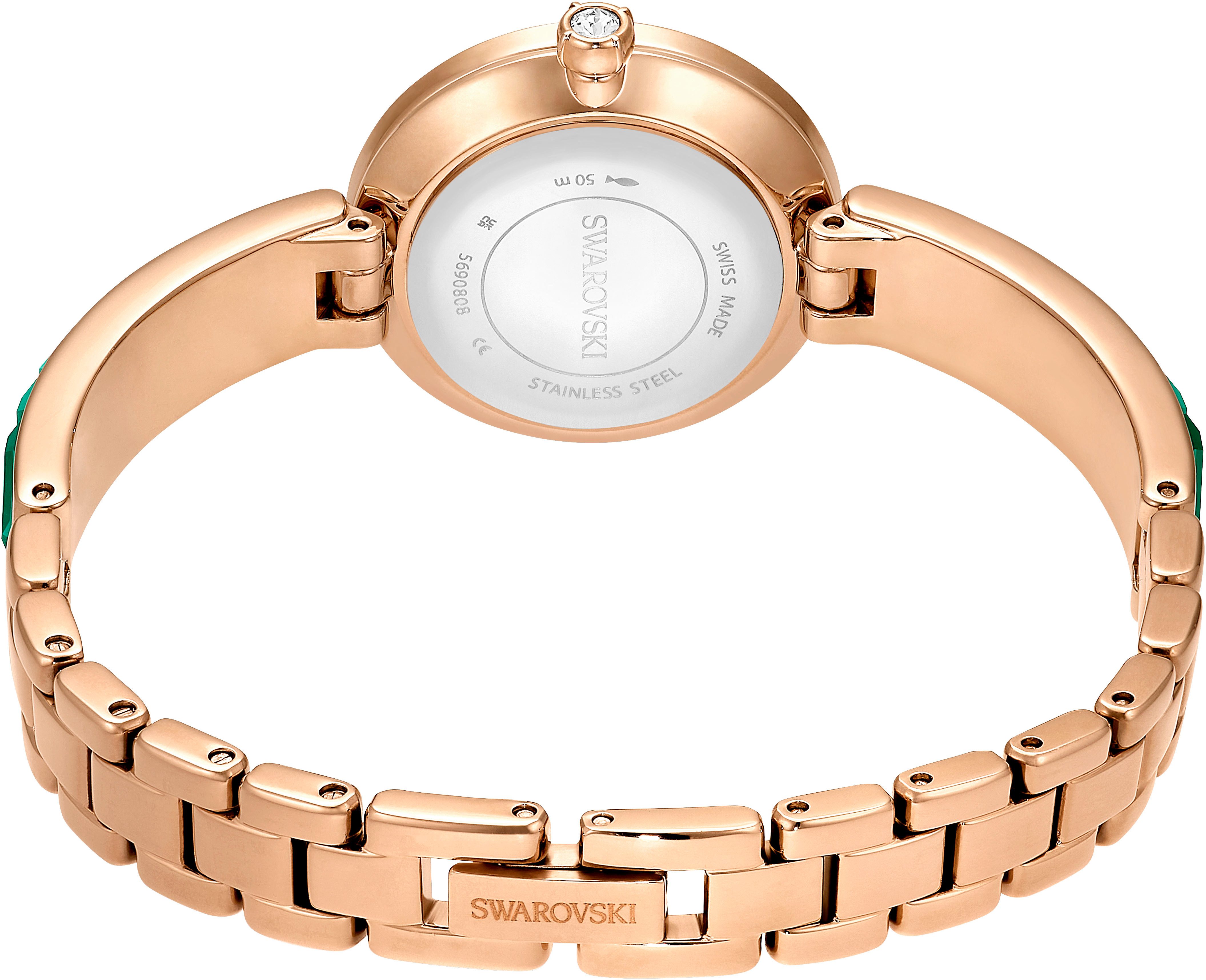 Swarovski Quarzuhr MATRIX BANGLE 5690808, Armbanduhr, Damenuhr, Swiss Made, Edelstahlarmband, analog