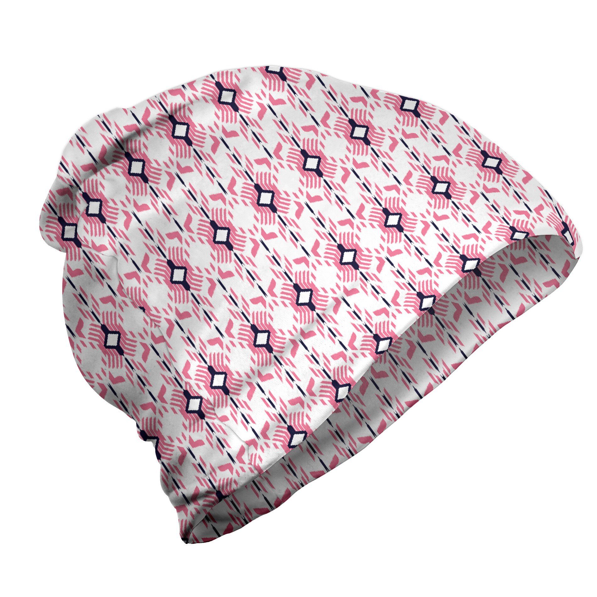 Abakuhaus Beanie Wandern Boho Freien Squares inspirierte Ikat Stripes im