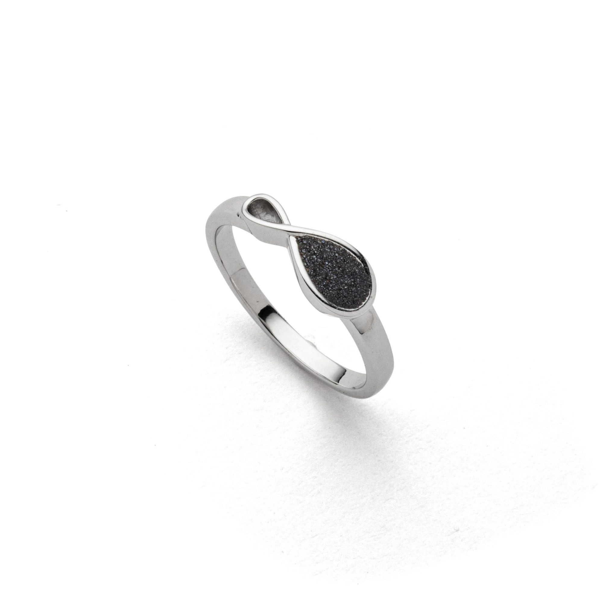 Fingerring DUR Schmuck: Ring "Forever" mit Lavasand, R6100