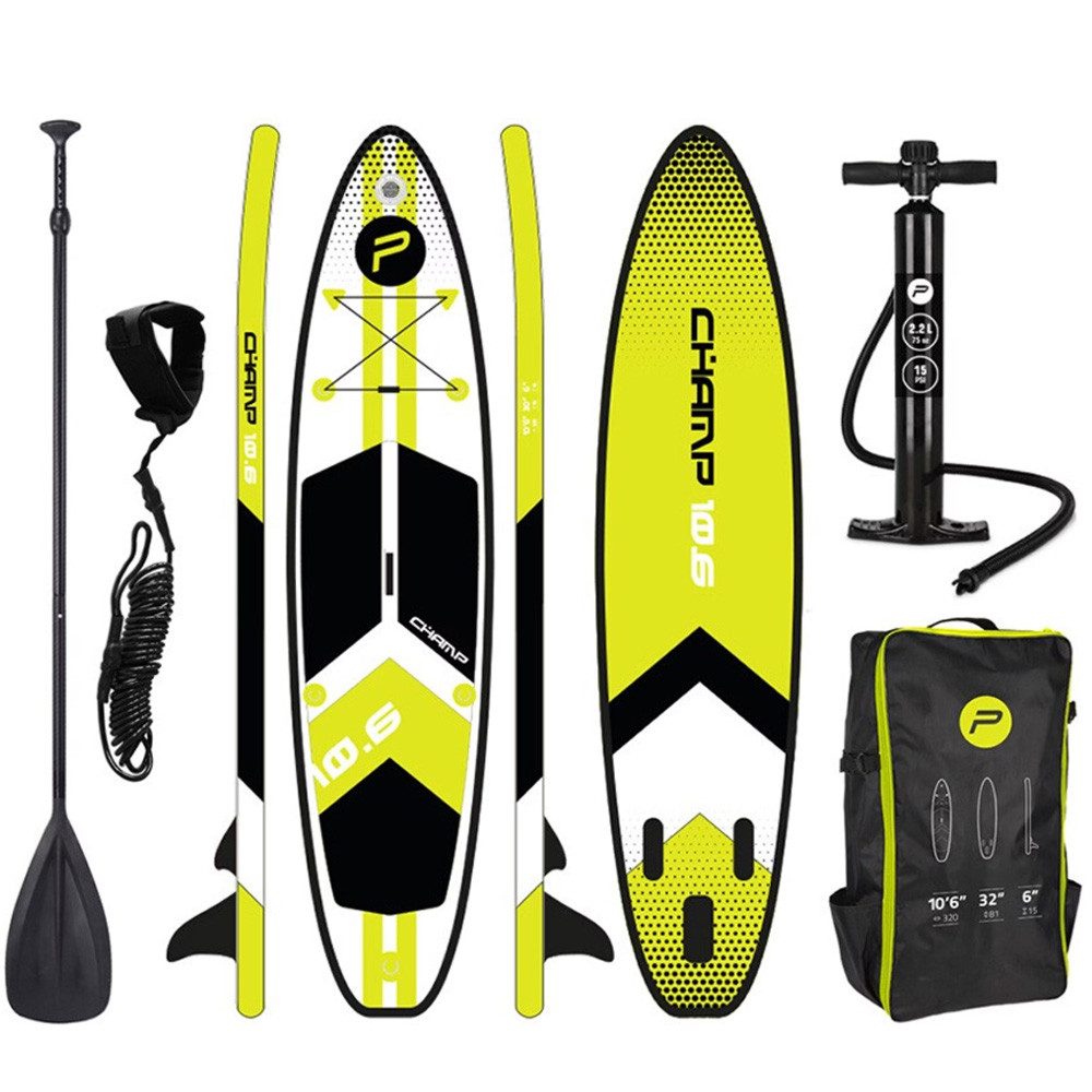 Pure Inflatable SUP-Board Pure 4 Fun - SUP iSup Set - Set inkl. Tasche Pumpe und Paddel