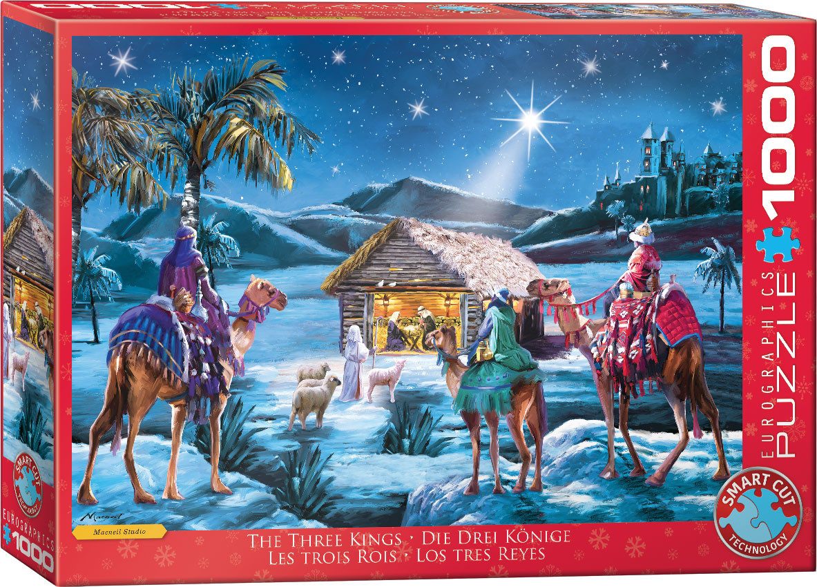 Puzzle 1000 Teile Puzzle - Die drei Könige, Puzzleteile