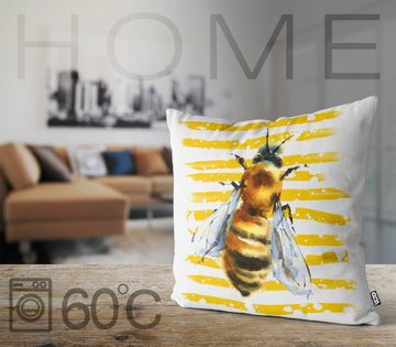 Kissenbezug, VOID, Sofa-Kissen Honig Biene Garten Sommer Hummel Insekten Tier