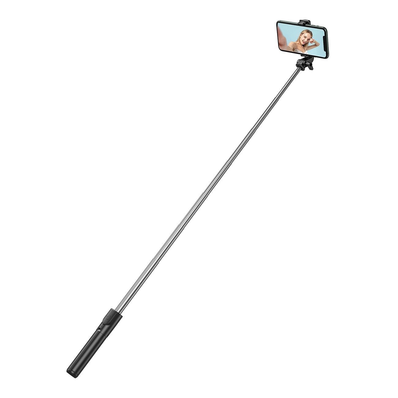 Hurtel Selfie-Stick 1 m Selfie-Stick Telefonhalter mit Bluetooth-Fernbedienung
