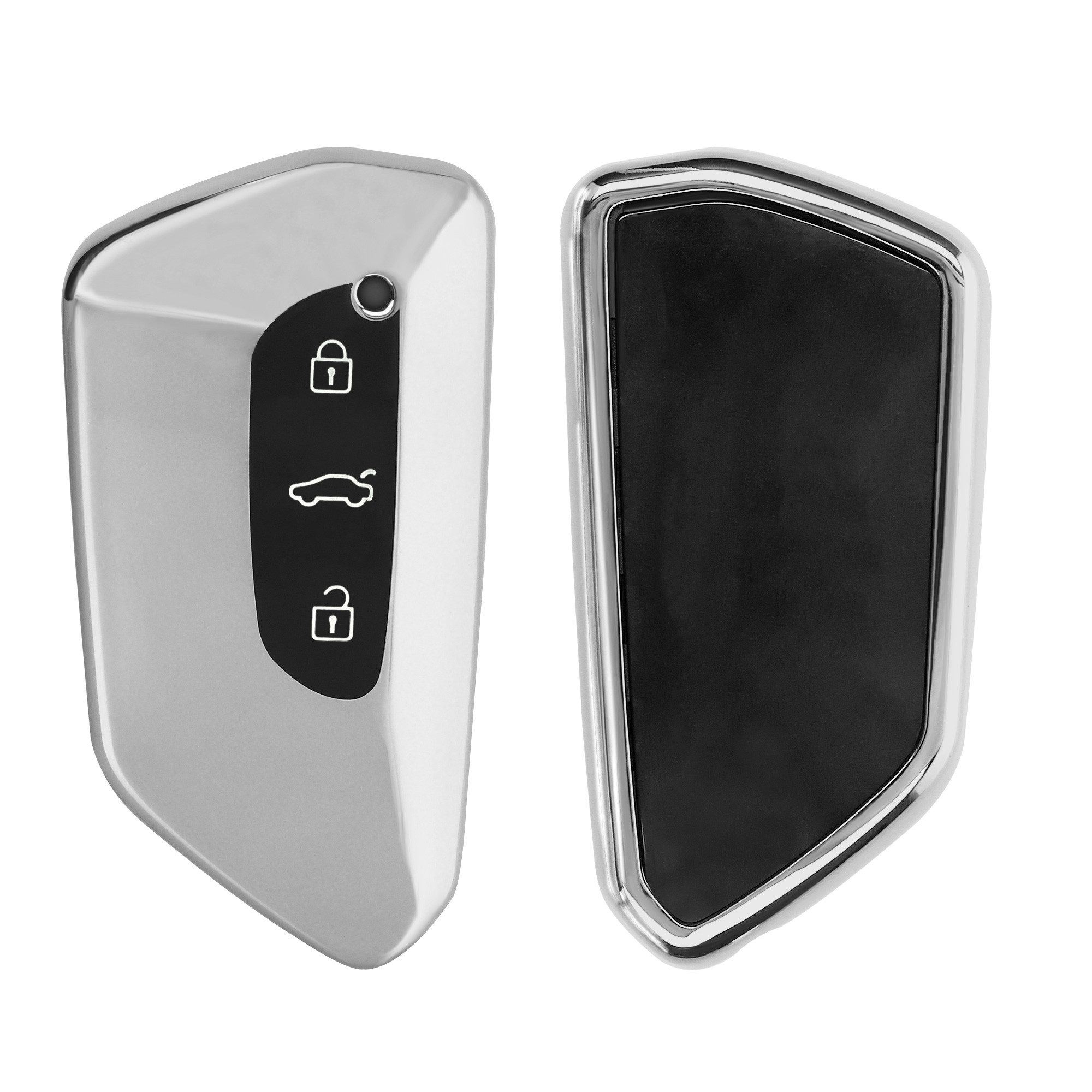 kwmobile Schlüsseltasche Autoschlüssel Hülle für VW Golf 8 (1-tlg), Schlüsselhülle Silikon Case Schlüssel Cover