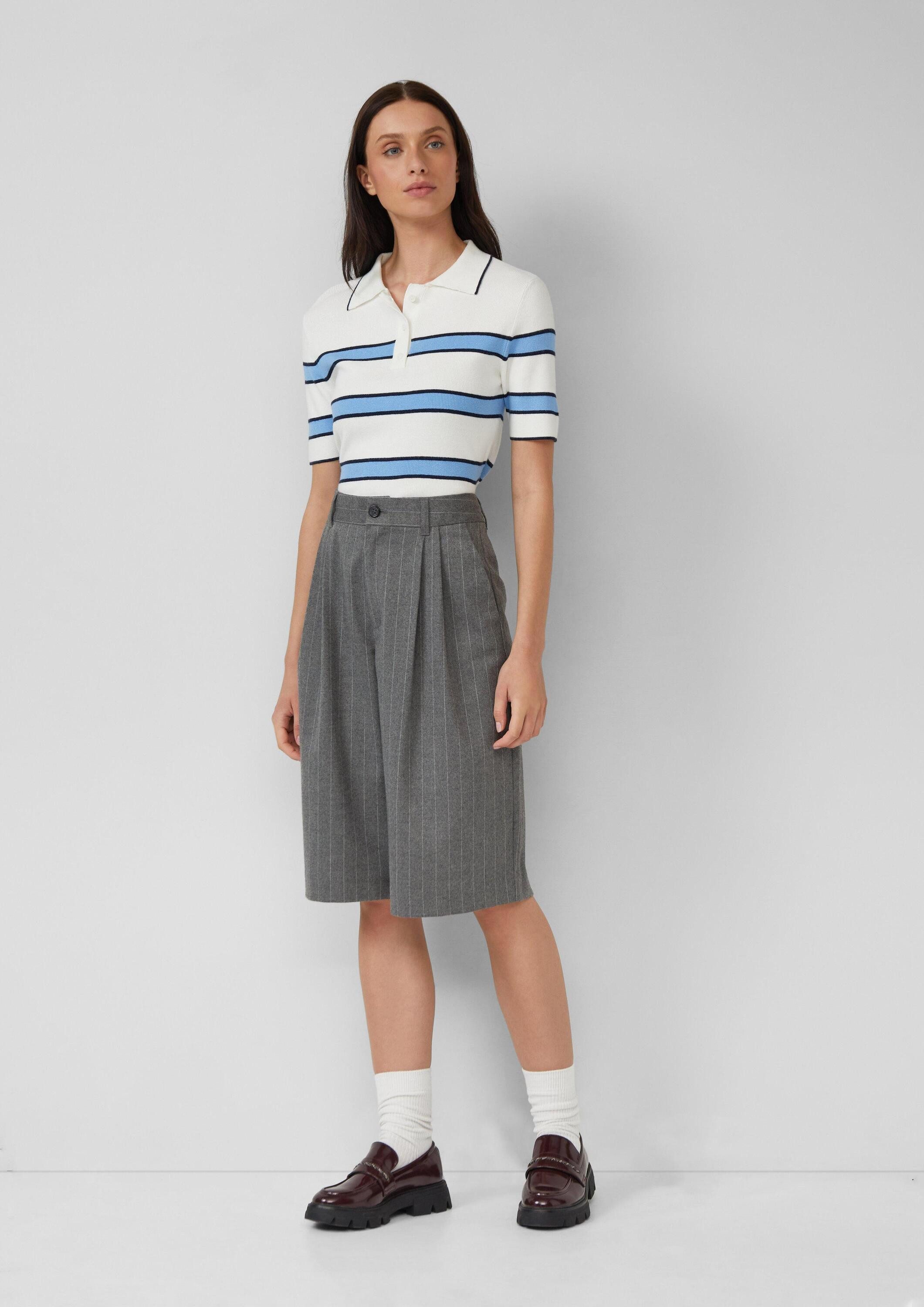 s.Oliver Shorts Hose Bermuda mit Bundfalten günstig online kaufen