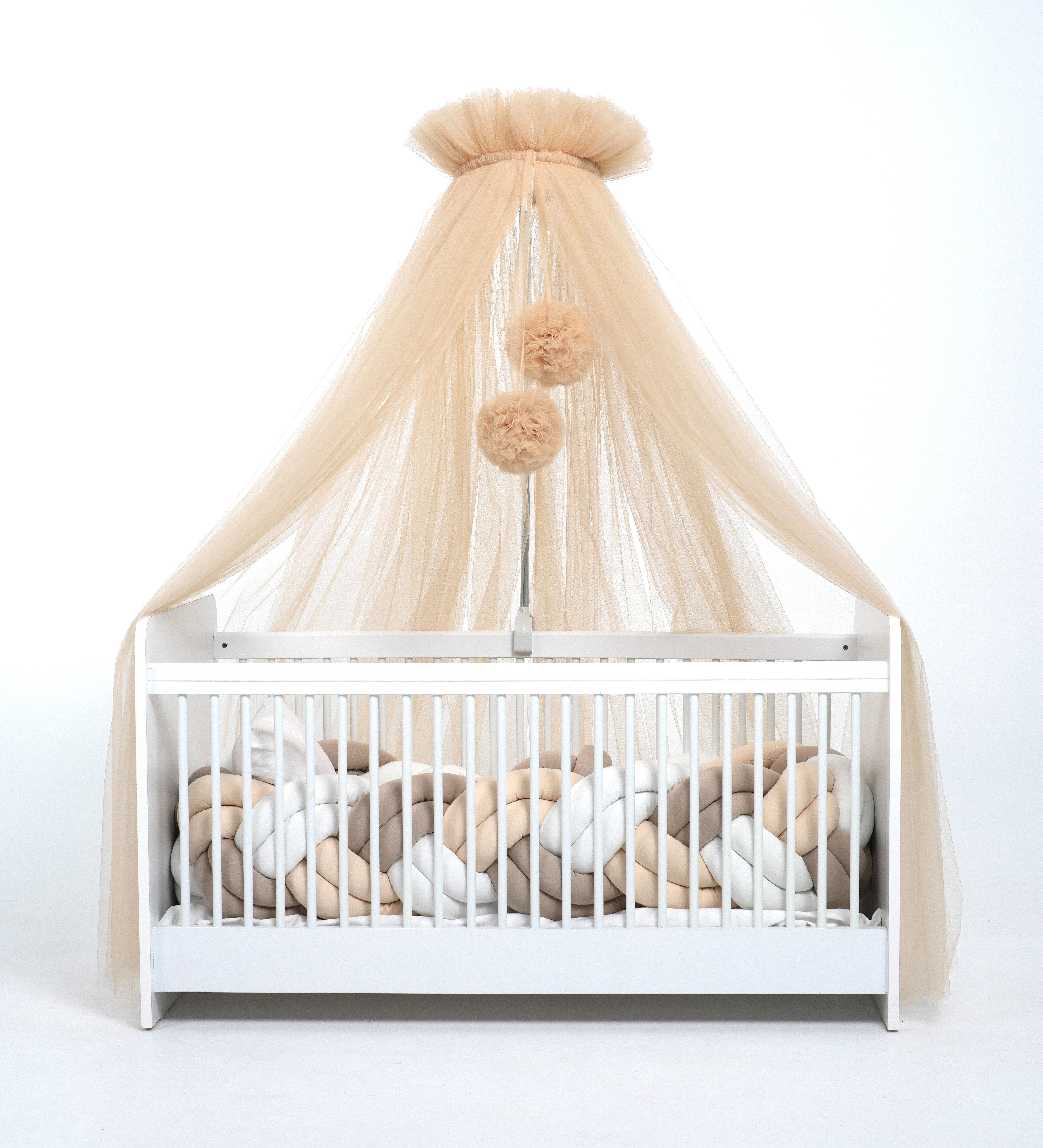 Betthimmel Tüll Betthimmel für Babybett Babywiege Beistellbett Moskitonetz