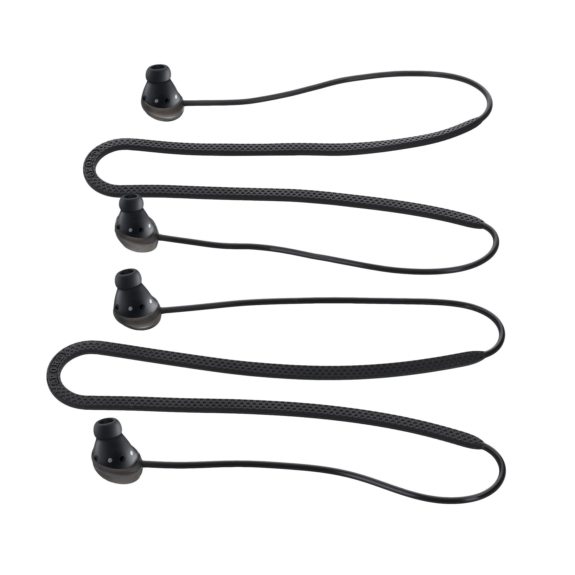 kwmobile 2x Halteband für Samsung Galaxy Buds Pro Headphones Headset-Halterung, (1-tlg., Kopfhörer Halter Band Strap in Schwarz Schwarz)
