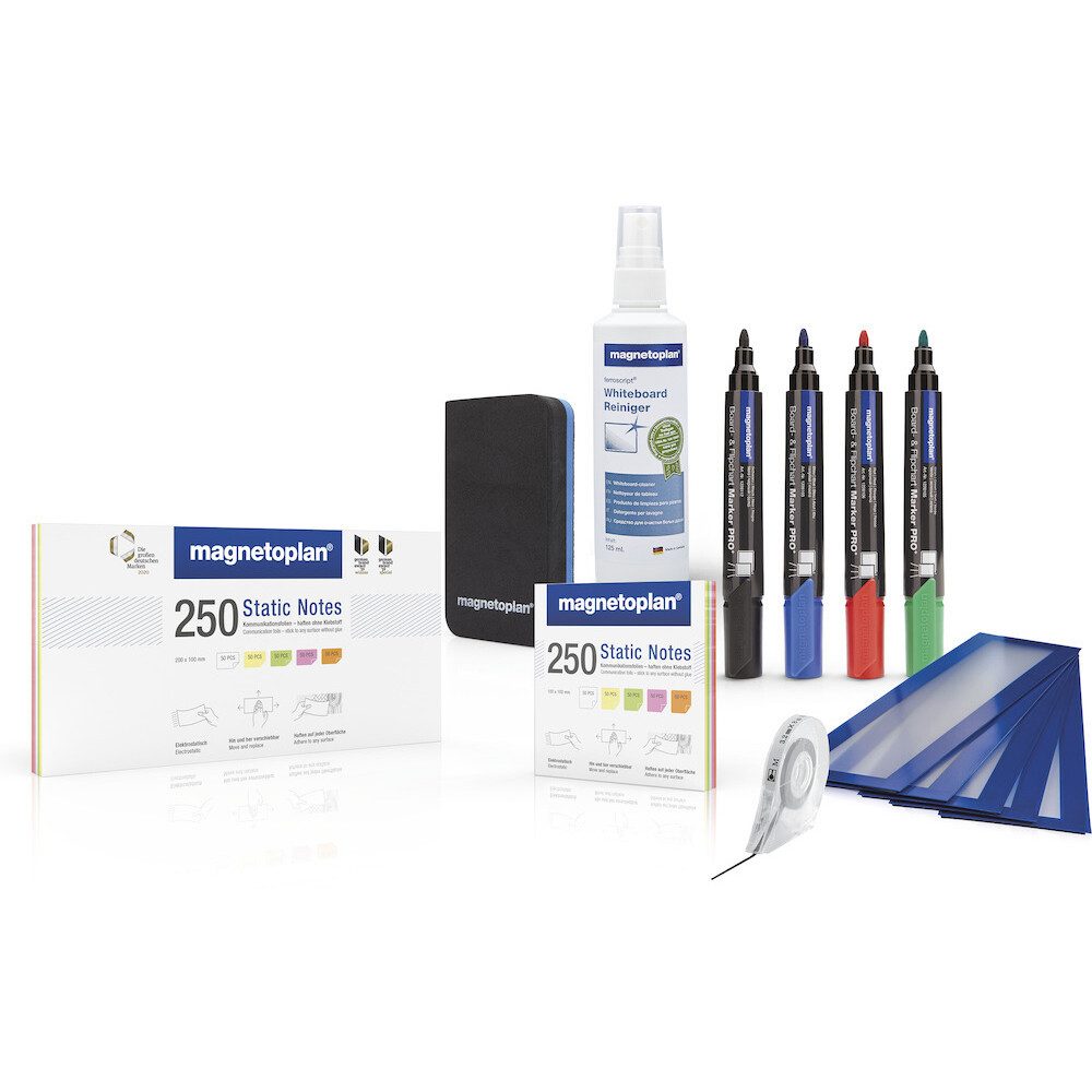 magnetoplan® Jahresplaner Scrumboard Zubehör-Set für den Personalplaner.