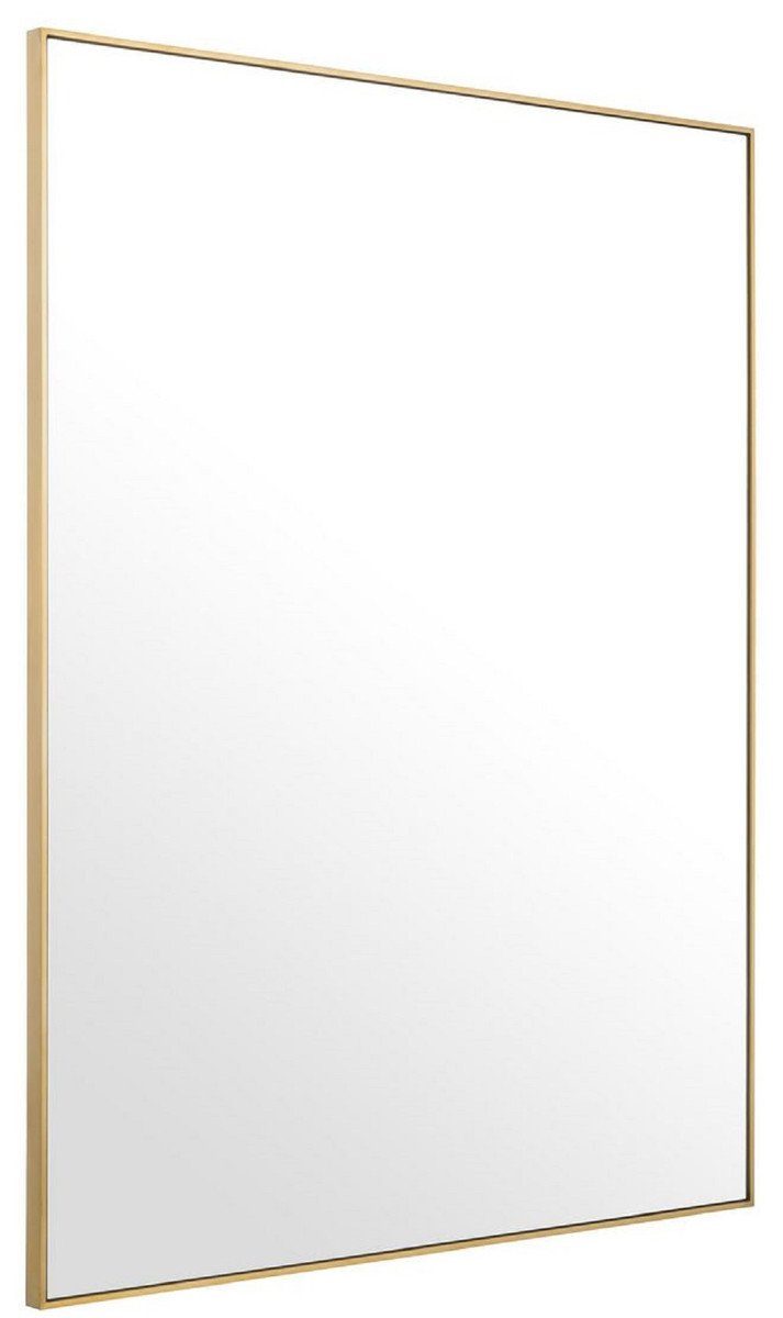 x Wohnzimmer / Wandspiegel Wandspiegel 140 - Messingfarben - Spiegel Casa cm Luxus - Padrino Spiegel Luxus Garderobenspiegel 180 H. Qualität