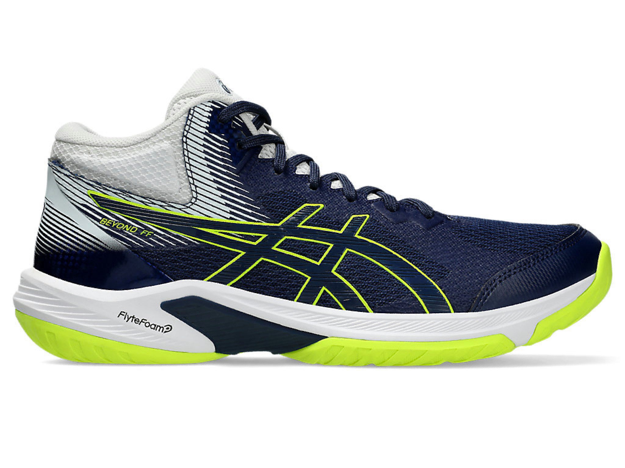 Asics BEYOND FF MT IMPERIAL/WHITE Hallenschuh