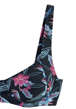 KangaROOS Bügel-Bikini-Top Agave, mit floralem Druck