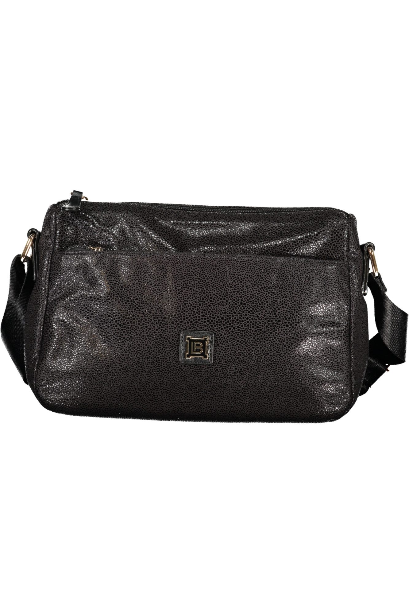 Laura Biagiotti Umhängetasche, Elegante Damen Schultertasche Schwarz mit Verstellbarem Riemen